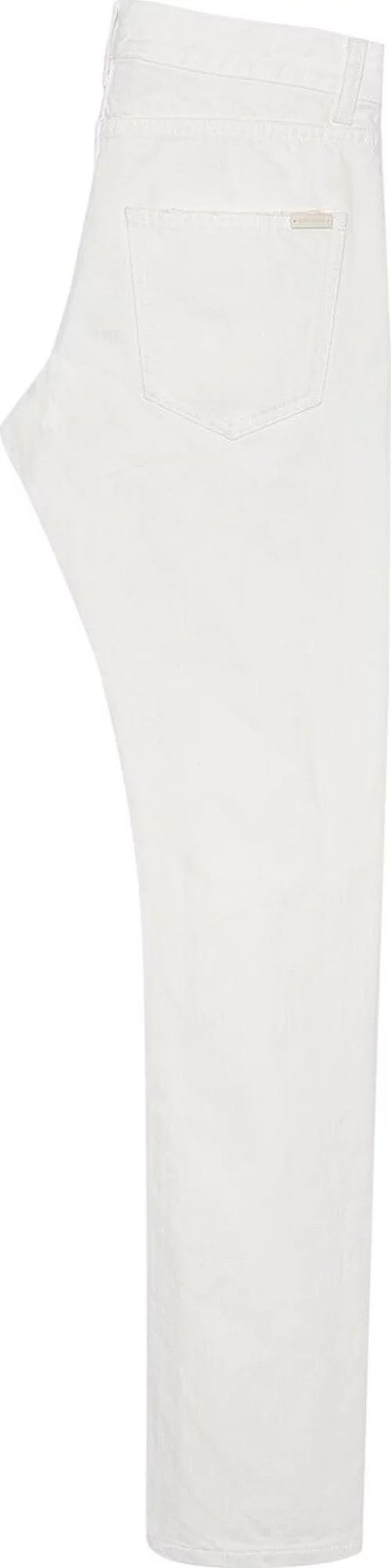 Saint Laurent Paris o1bcso1str1024 Slim Fit Jeans in White Size US 32 / EU 48 - 3 Thumbnail