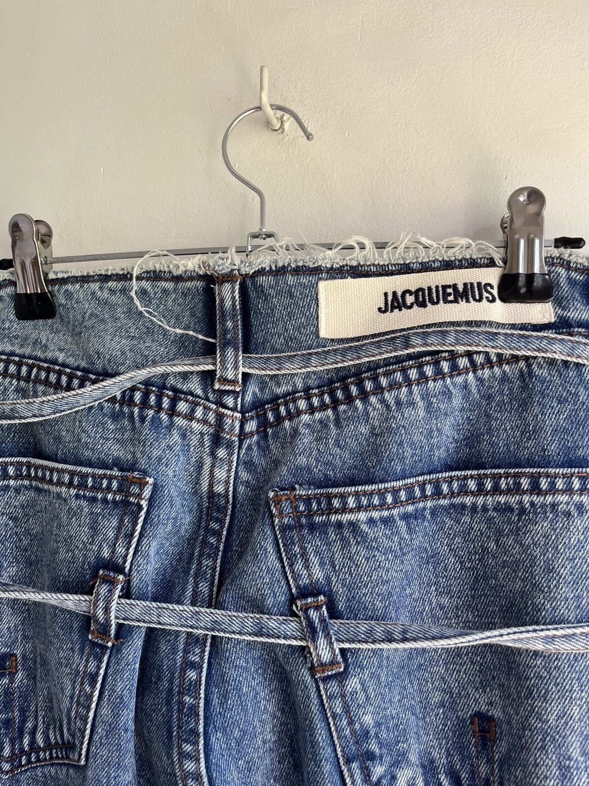 Jacquemus Caraco Belted Jeans Size 31" - 11 Thumbnail
