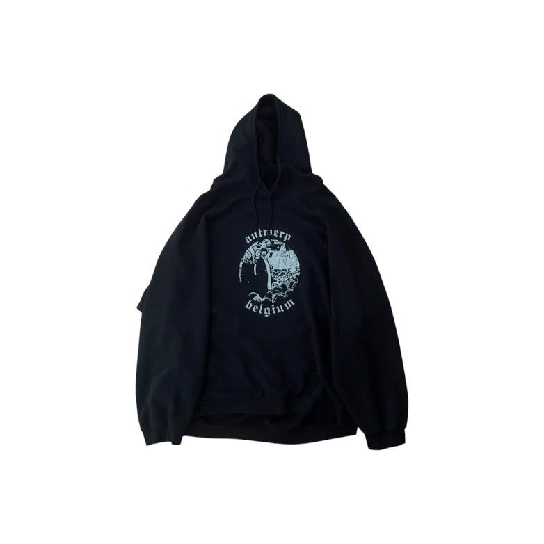 トップス RAF SIMONS ARCHIVE REDUX ANTWERP HOODIE Archive Redux Oversized Antwerp Hoodie, Black | The Webster