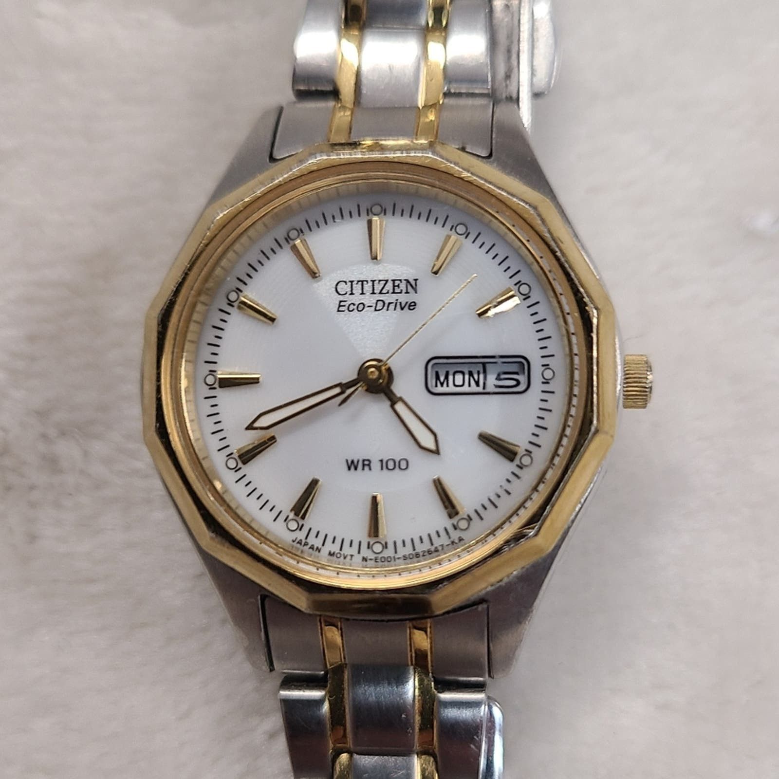 image of Citizen Eco Drive Women's Two Tone Watch in Gold