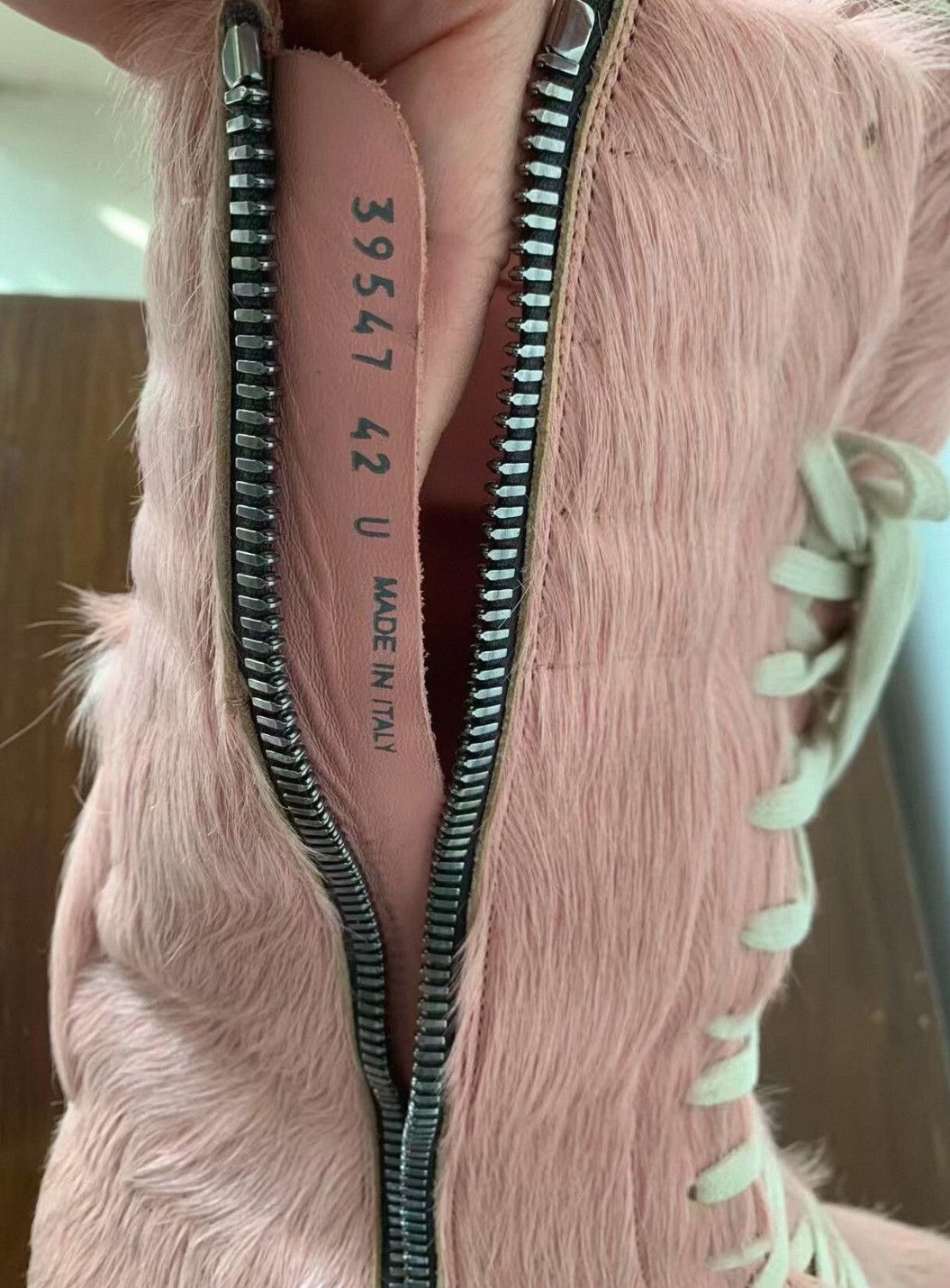 Rick Owens Rick Owens Pink Fur Boots Size 42 Size US 9 / EU 42 - 7 Thumbnail