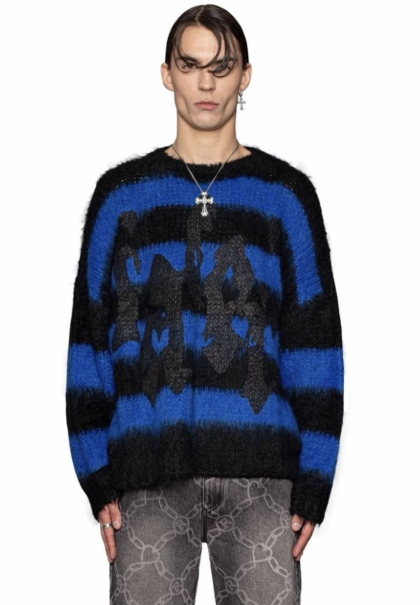 Racer Worldwide Racer Worlwide mohair stripe sweater | Grailed