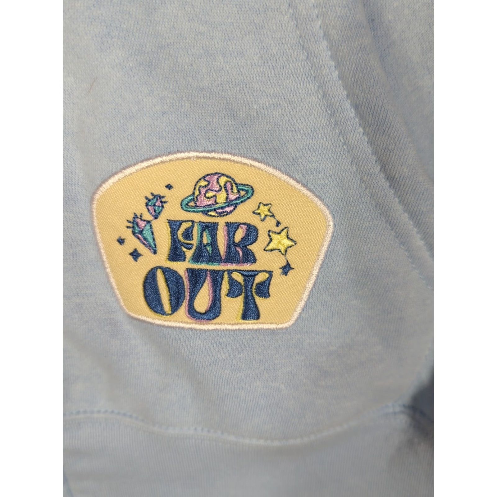 Disney VINTAGE? No. Disney STITCH Women’s Blue Full Zip Character Sweatshirt Hoodie L Jacket Size L / US 10 / IT 46 - 4 Thumbnail