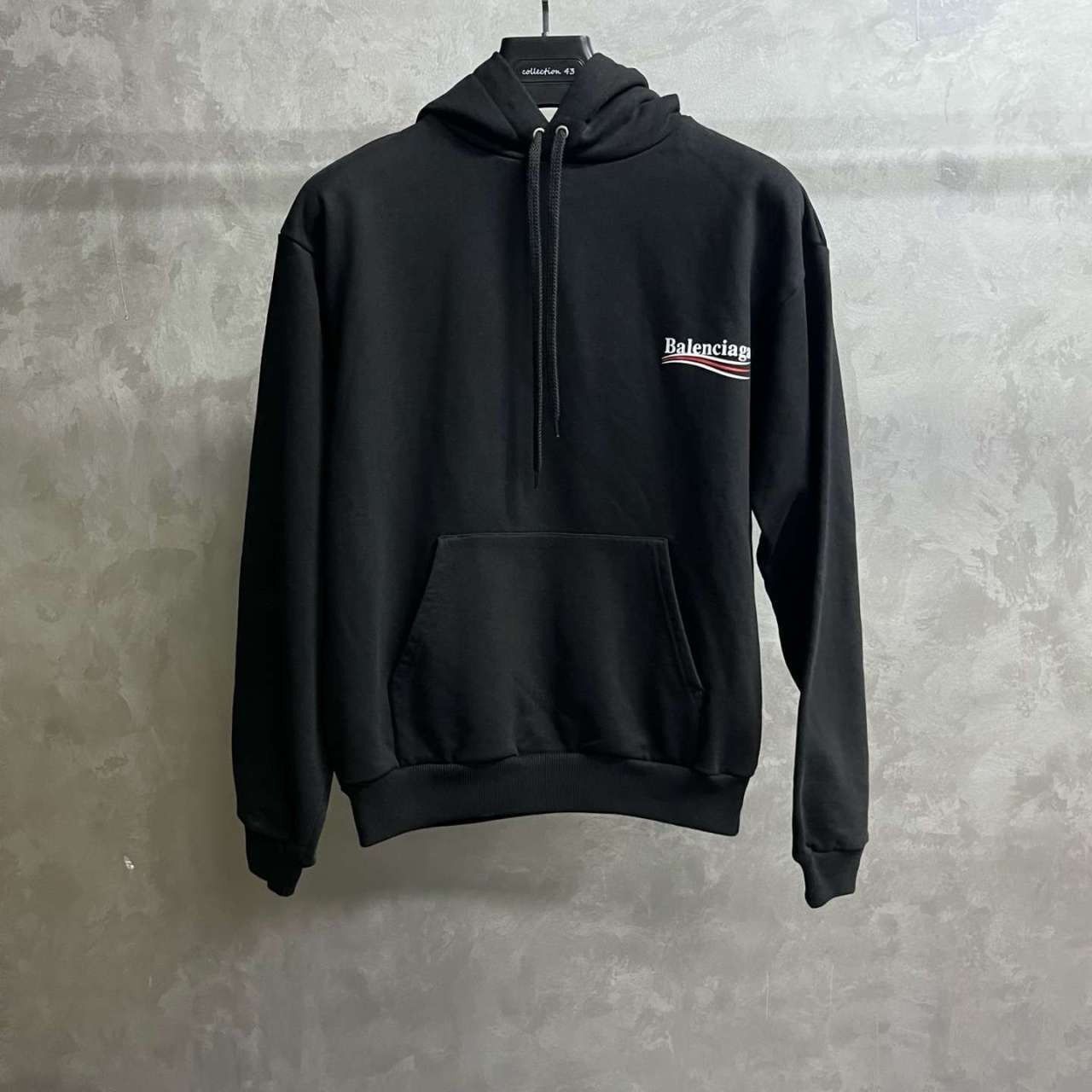 Balenciaga Balenciaga Black Letter Logo Hoodie Size US XS / EU 42 / 0 - 1 Thumbnail