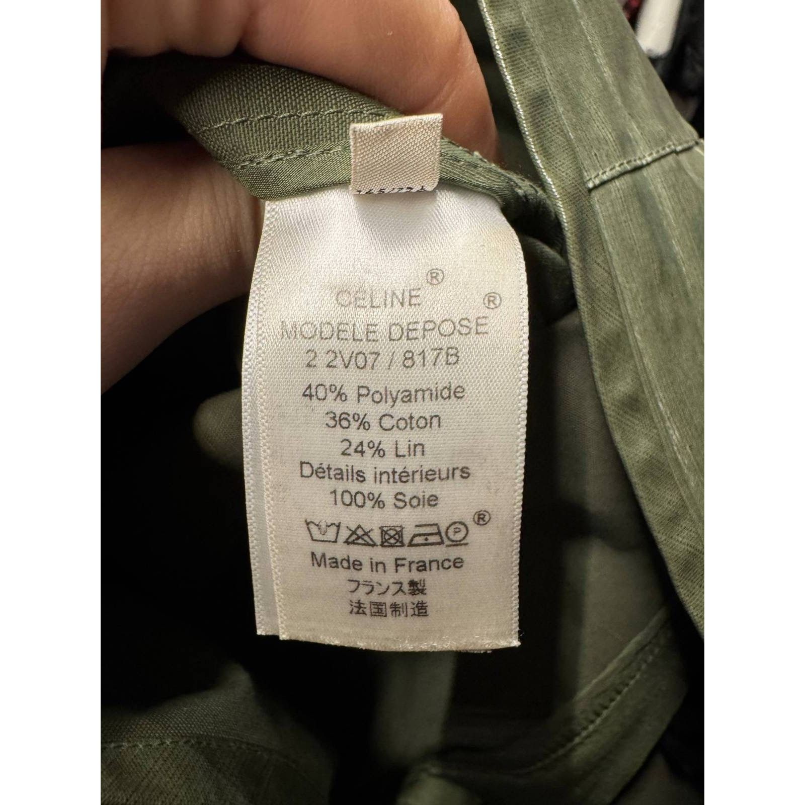 Celine Celine Elegant Green Straight Skirt with Slits - Size L Size 28" / US 6 / IT 42 - 6 Thumbnail