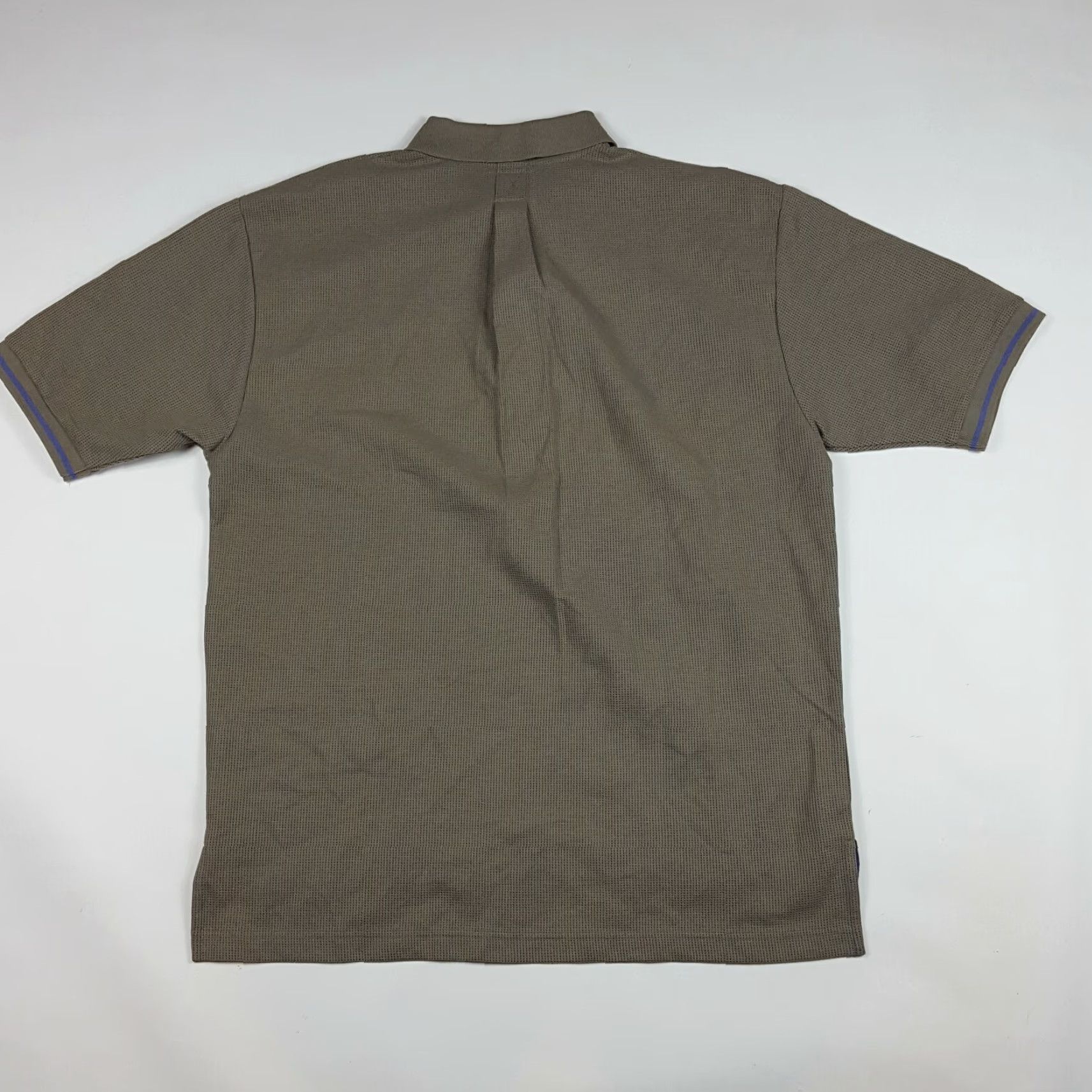 Vintage VINTAGE Y2K Preppy Golf Polo Men's Large Gray Short Sleeve Shirt Sports Relaxed VTG Size US L / EU 52-54 / 3 - 6 Thumbnail