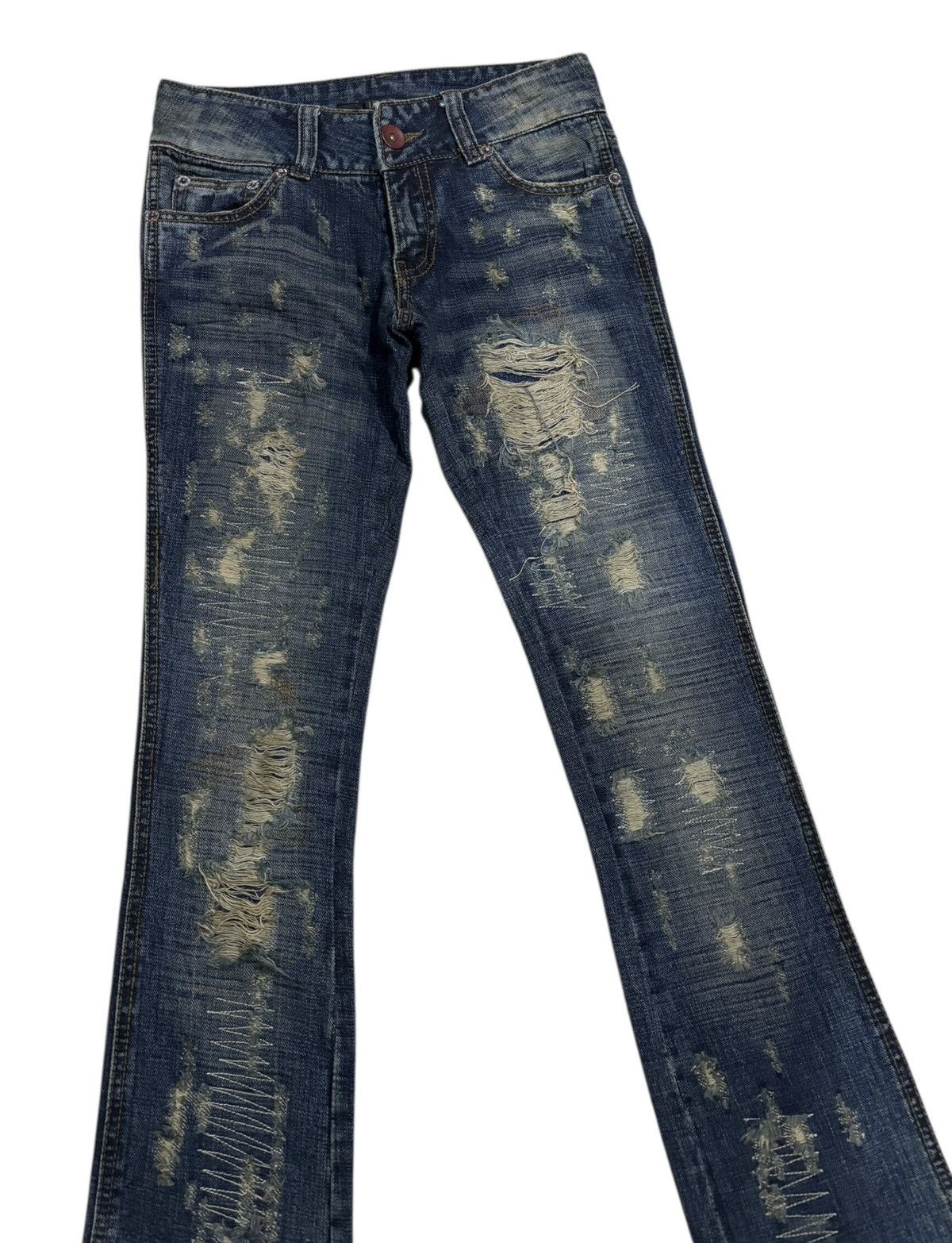Lip Service 2000s IfSixWasNine Lgb Lip Service Vkei Distressed Denim Size 27" / US 4 / IT 40 - 3 Thumbnail