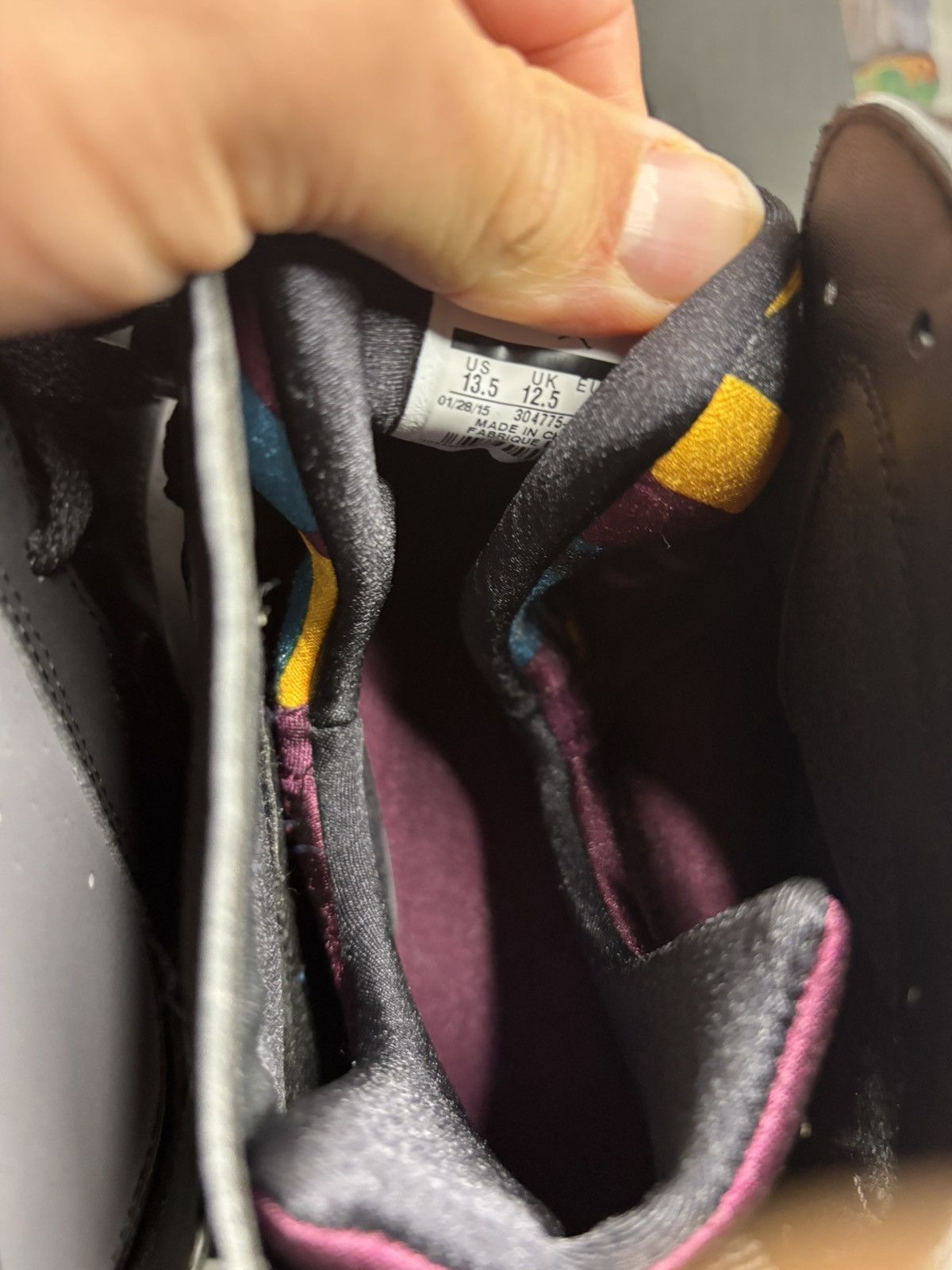 Jordan Brand Air Jordan 7 Retro 2015 Bordeaux 2015 Size US 13 / EU 46 - 6 Thumbnail