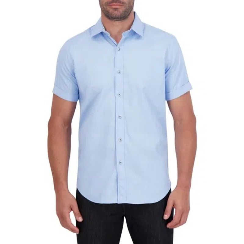 Robert Graham Robert Graham Windsor 2 Short Sleeve Button Down Shirt Size US M / EU 48-50 / 2 - 1 Thumbnail