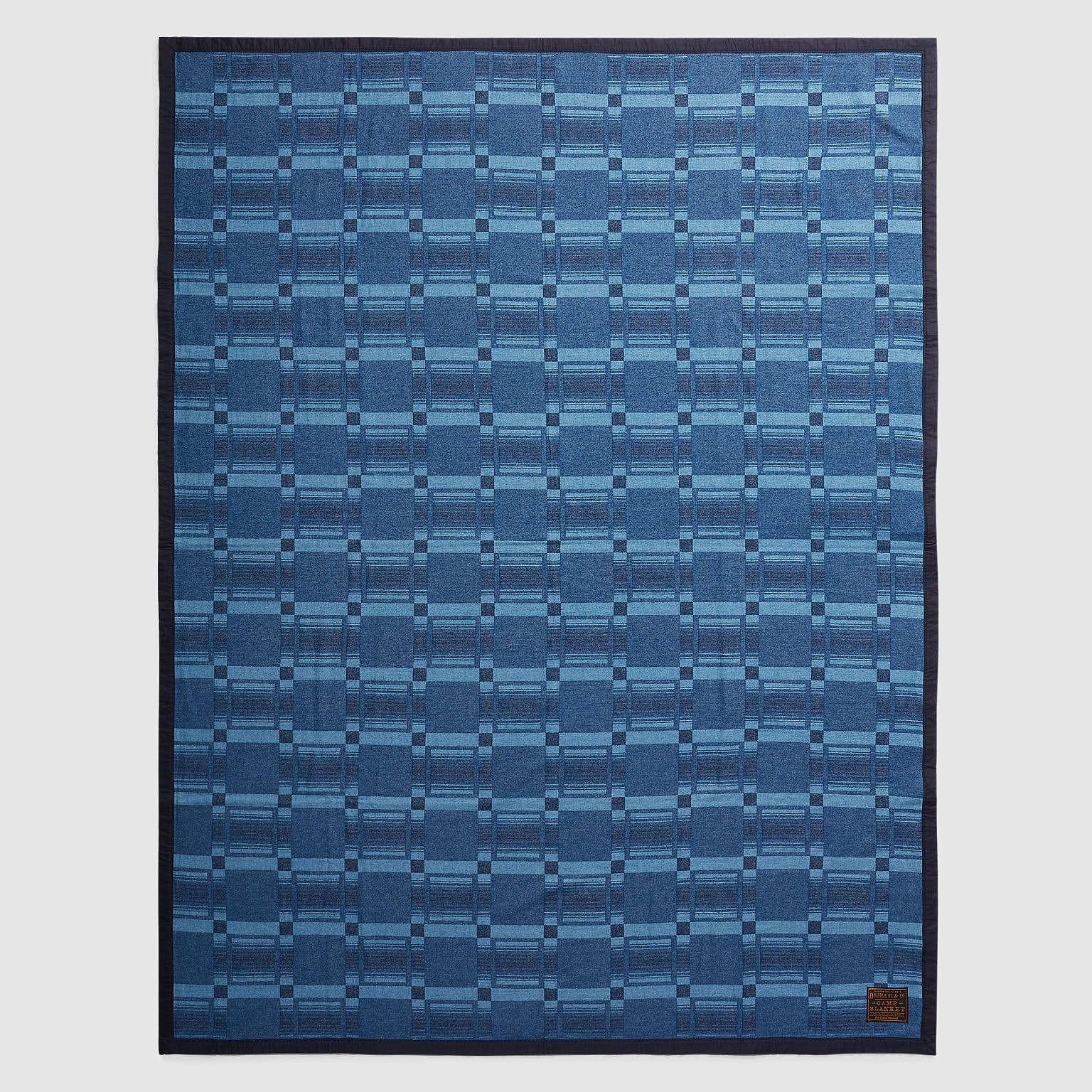 RRL Ralph Lauren 🔥 RRL® Ralph Lauren Indigo Blue Jacquard Camp Throw Blanket Size ONE SIZE - 2 Thumbnail