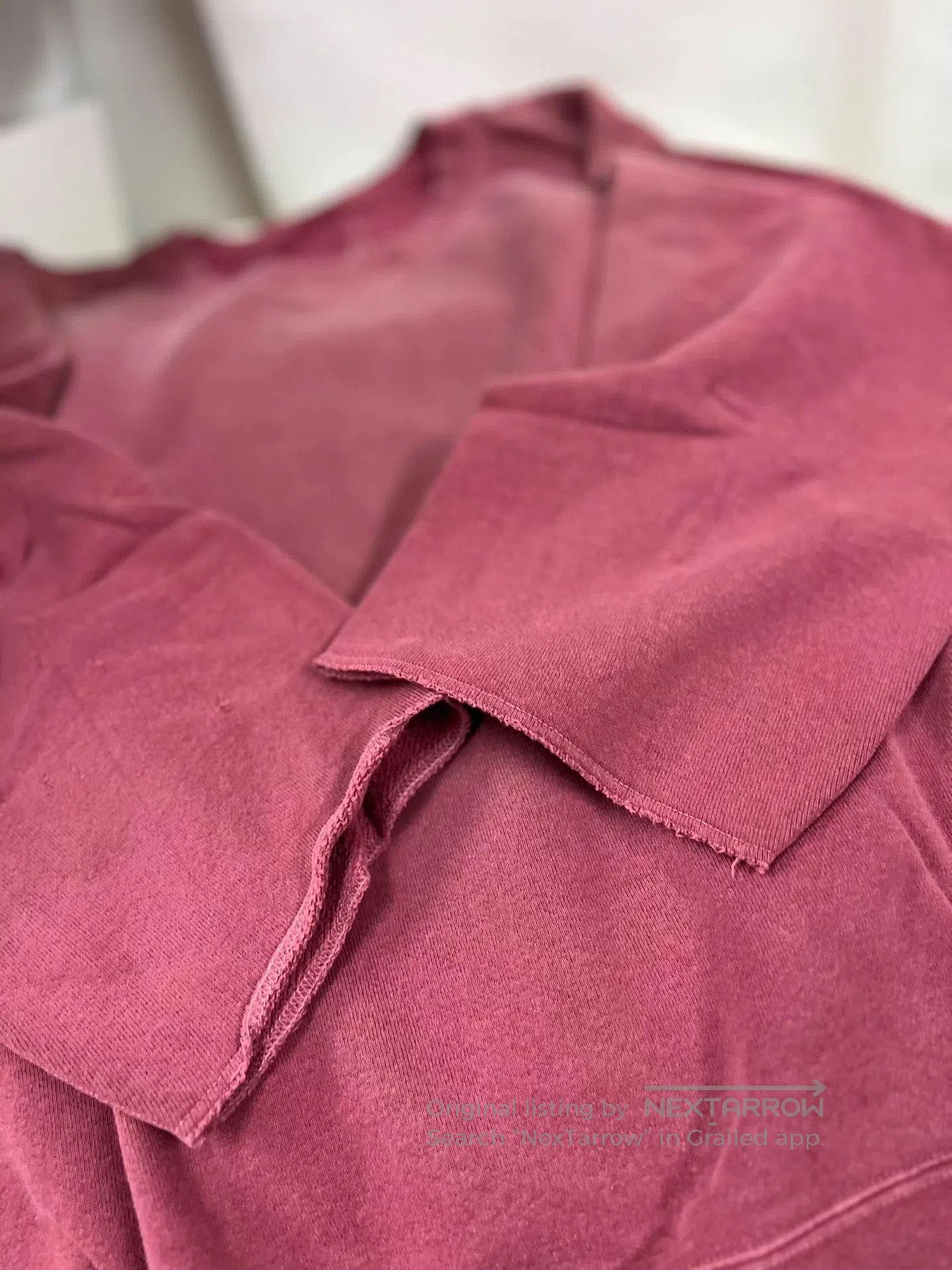 Visvim Red Long Sleeve Sweatshirt. Size US XL / EU 56 / 4 - 4 Thumbnail