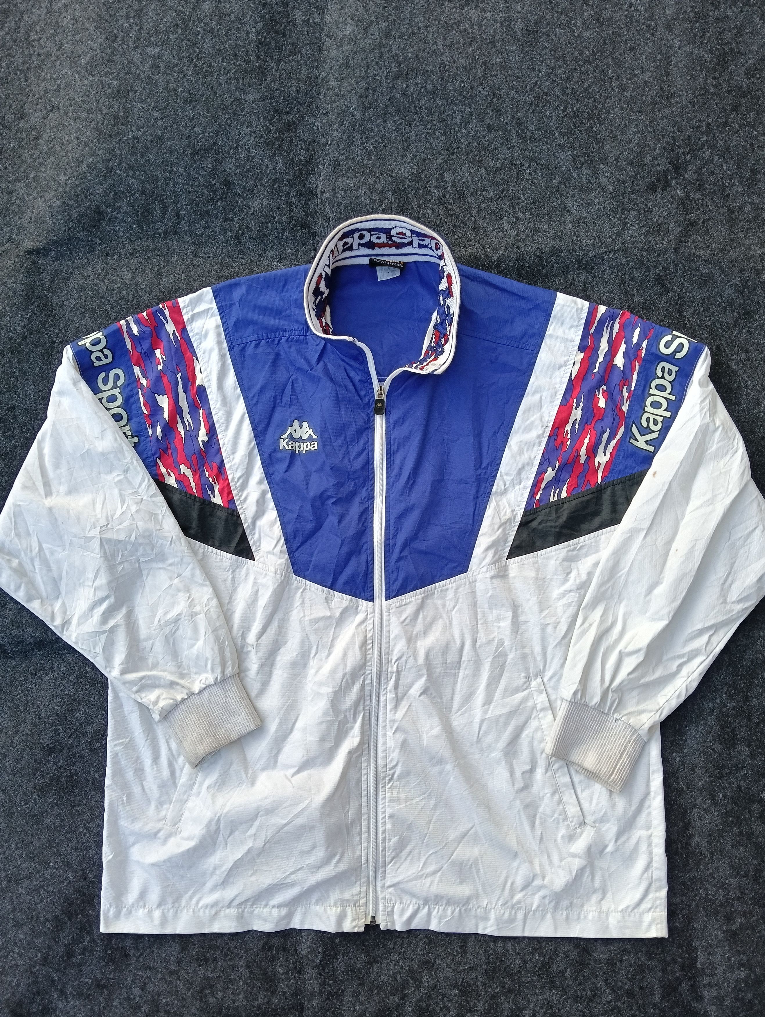 vintage windbreaker Kappa Sport Jacket,likely from the 1990s