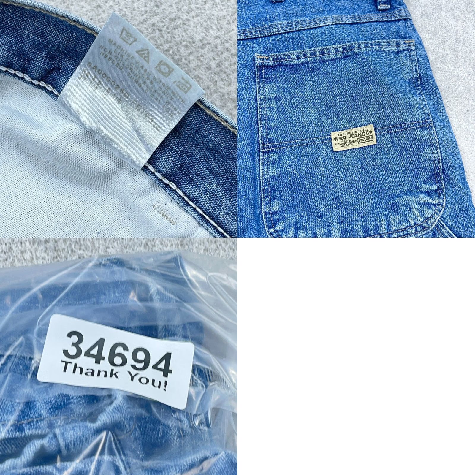 Wrangler Vintage Y2K Wrangler Shorts Men 36 Carpenter Baggy Jorts Work Wear Med Wash A94 Size US 36 / EU 52 - 9 Thumbnail