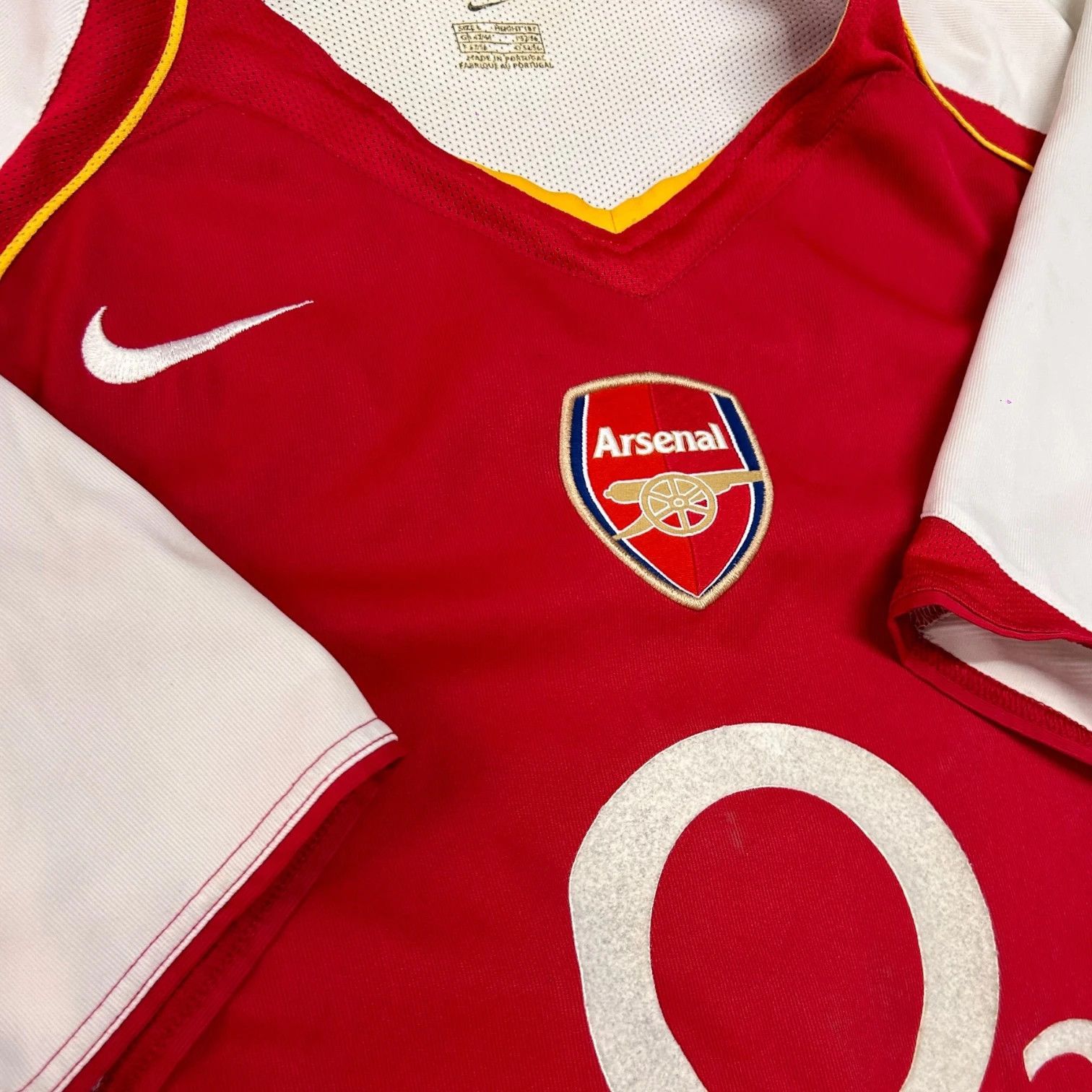 Nike Nike 2004/05 Arsenal Home Shirt Size US L / EU 52-54 / 3 - 2 Thumbnail