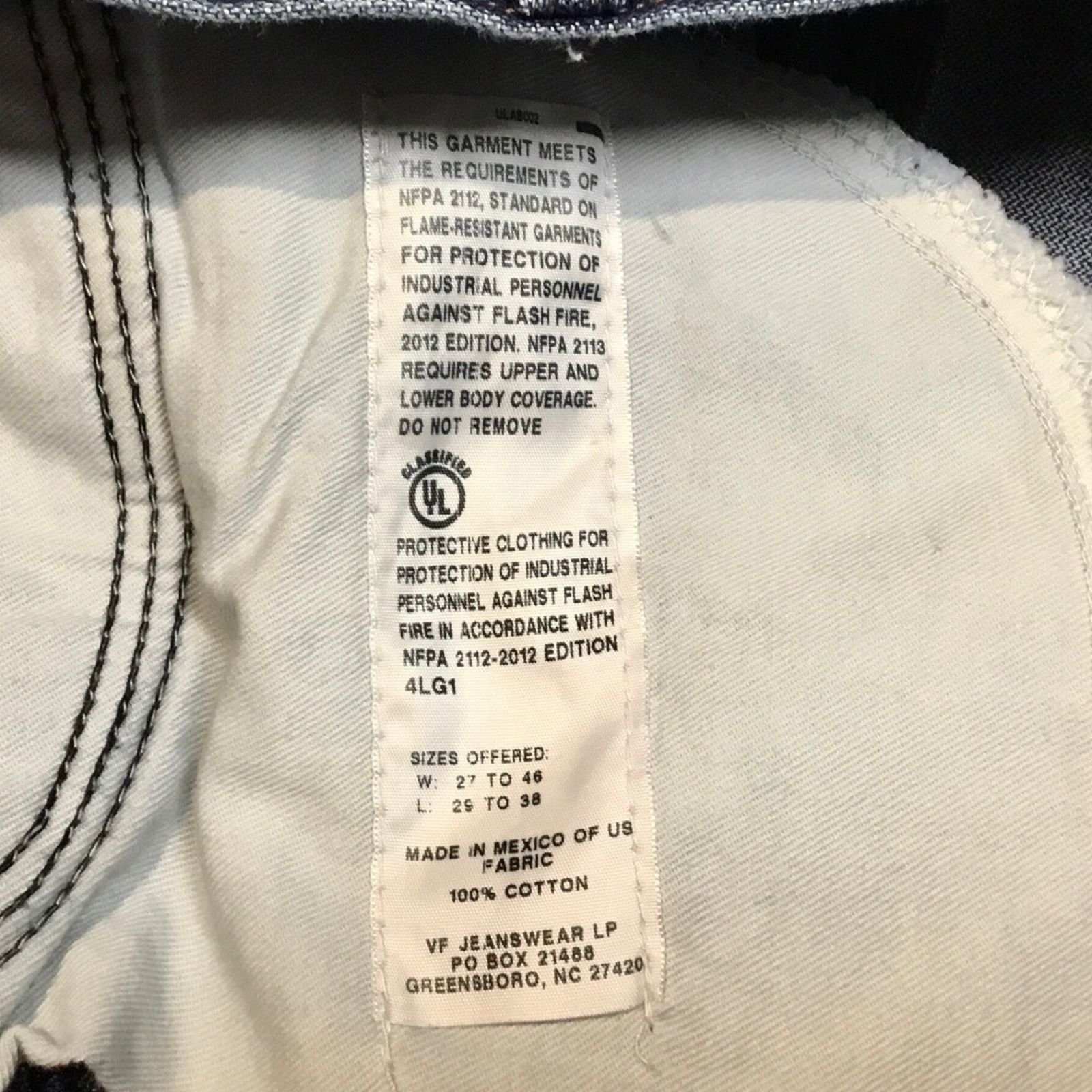 Wrangler Wrangler Flame Resistant Jeans, 38x30 Size US 38 / EU 54 - 5 Thumbnail