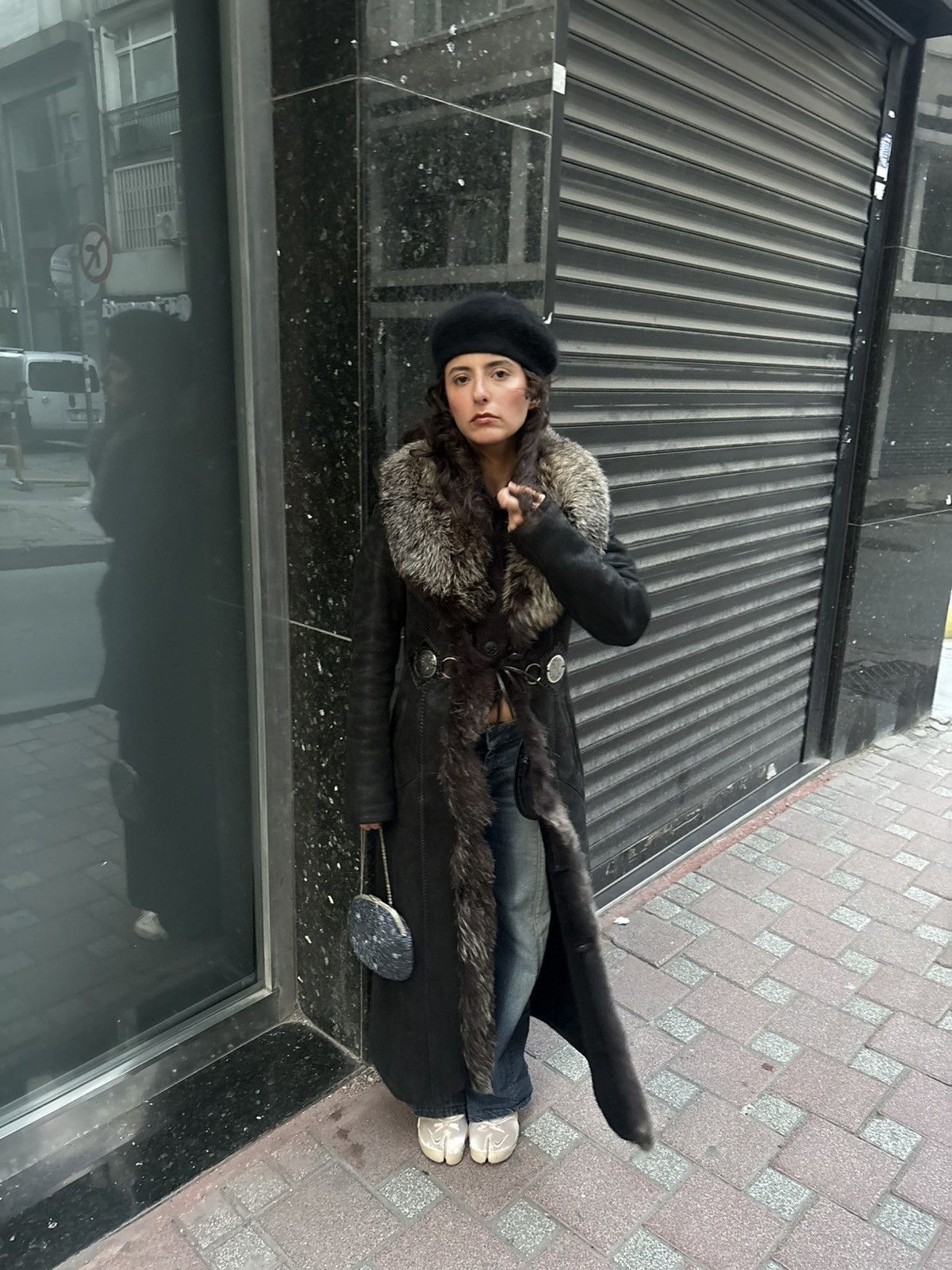 Vintage y2k leather coat Size XS / US 0-2 / IT 36-38 - 2 Thumbnail