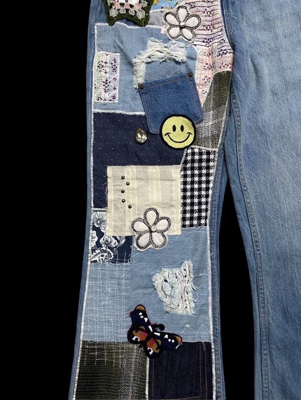 Other FLARE Kapital Inspired Hippie Patchwork Distress By Bdg Jean Size US 29 - 5 Thumbnail