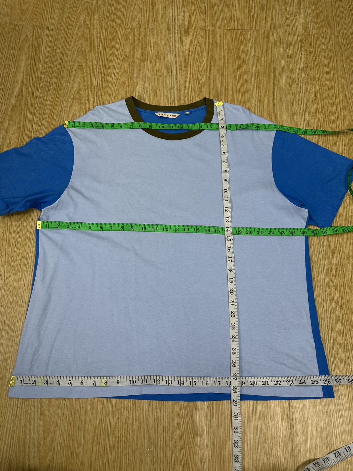 Marni Marni Baggy Colorblock Tshirt A926 Size US XXL / EU 58 / 5 - 4 Thumbnail