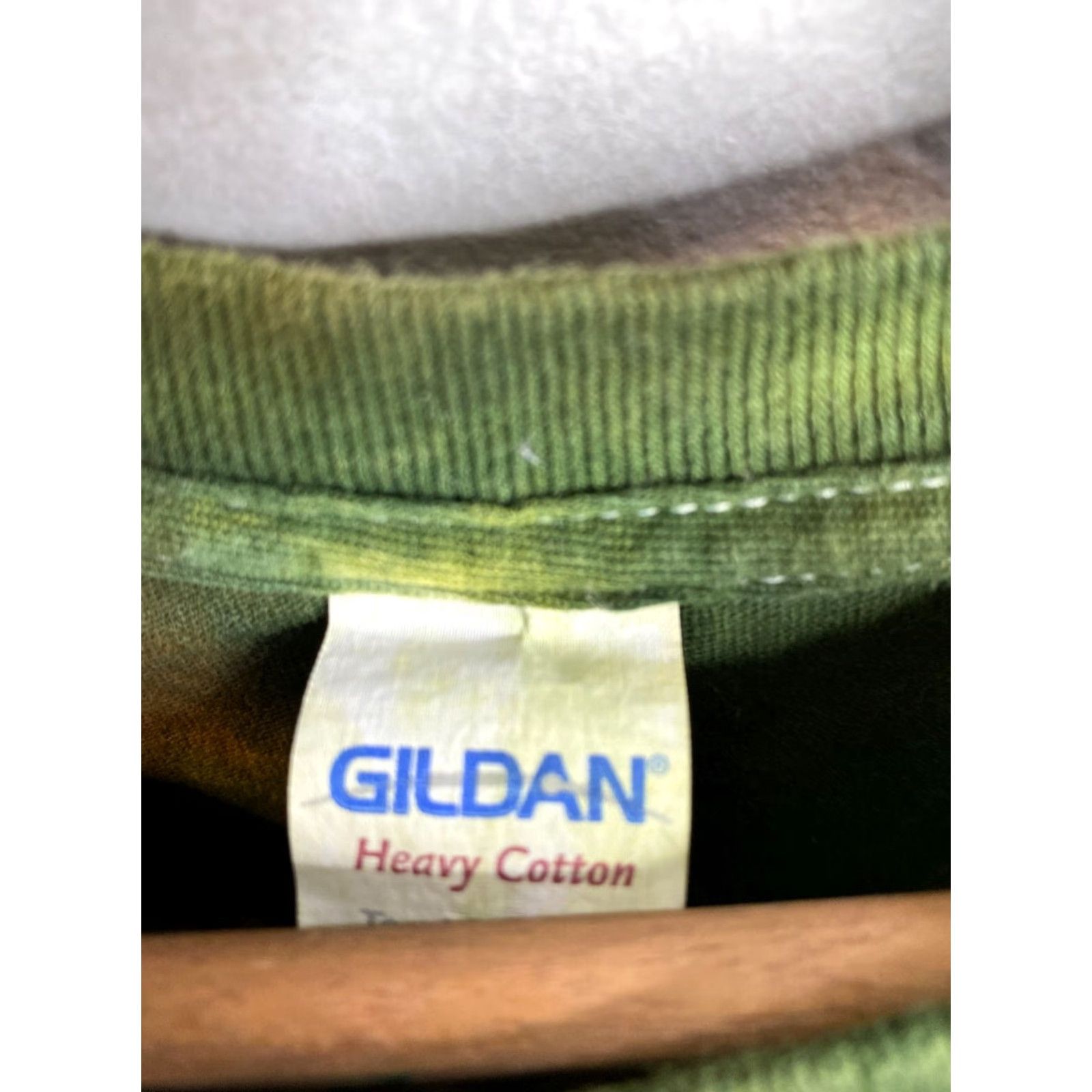 Gildan Gildan T-Shirt 2015 Bike Week Delmarva Tye Dye Tee S/S Crew Men's L Green Vintage Graphic T-Shirt Men Size US L / EU 52-54 / 3 - 5 Thumbnail