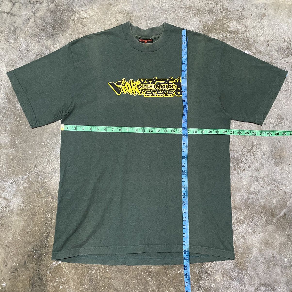 Japanese Brand × Visual VINTAGE VISUAL REPORTS GRAFFITI ART T SHIRT Size US XL / EU 56 / 4 - 13 Thumbnail