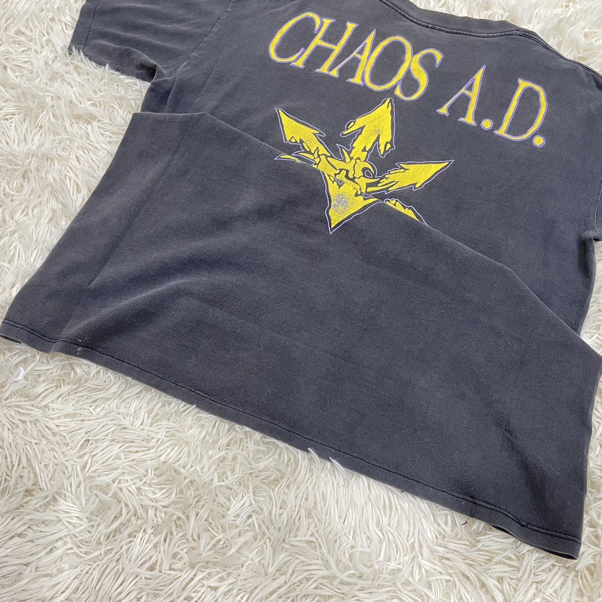 Band Tees Final Drop‼️ Vtg Sepultura Rare Europe 1993 Chaos AD Size US L / EU 52-54 / 3 - 18 Thumbnail