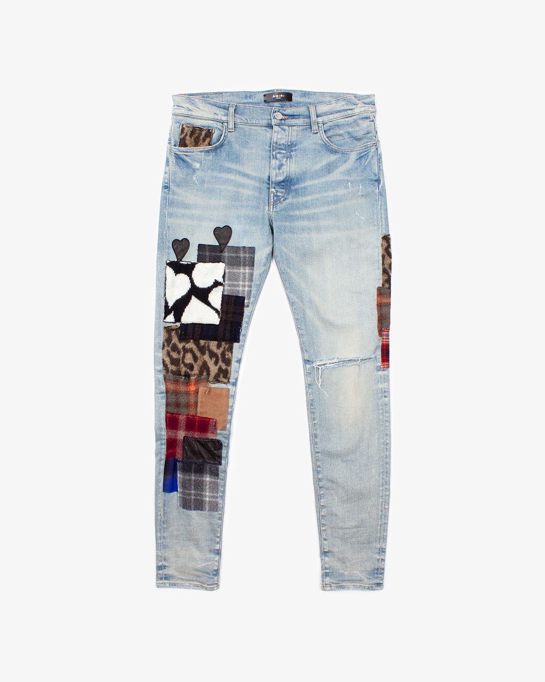 Amiri AMIRI PATCHWORK DENIM Size US 34 / EU 50 - 1 Thumbnail