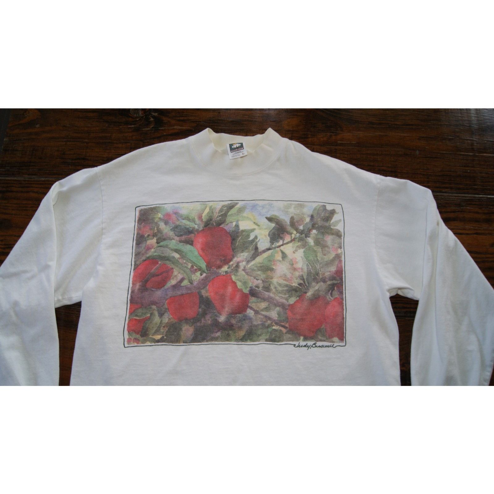 Vintage Judy Buswell 90s Long Sleeve Unisex L Mock Neck TShirt USA Size L / US 10 / IT 46 - 1 Thumbnail