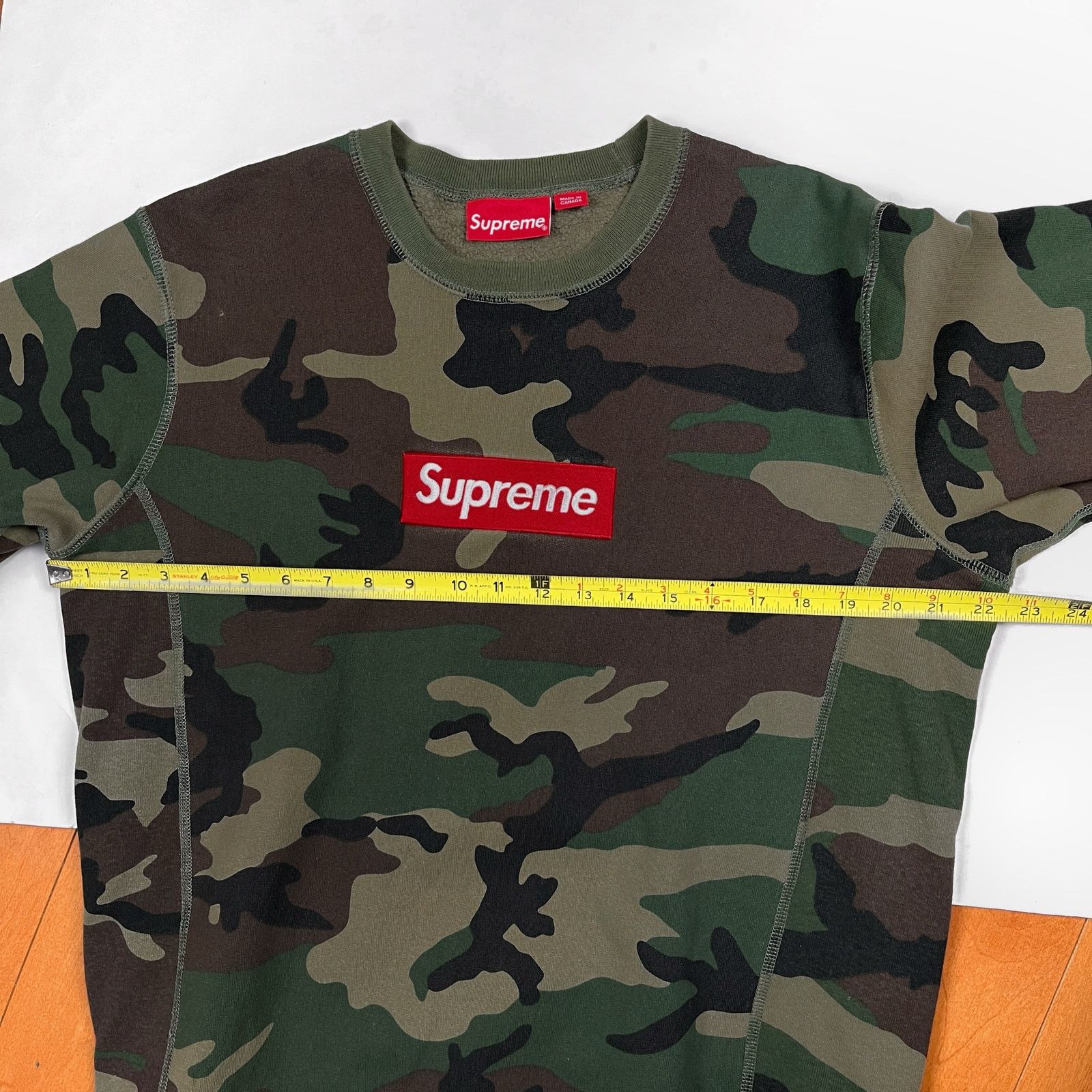 Supreme Box Logo Crewneck CAMO Mサイズ Supreme 1995 1st Anniversary Camo Box Logo Crewneck | eBay