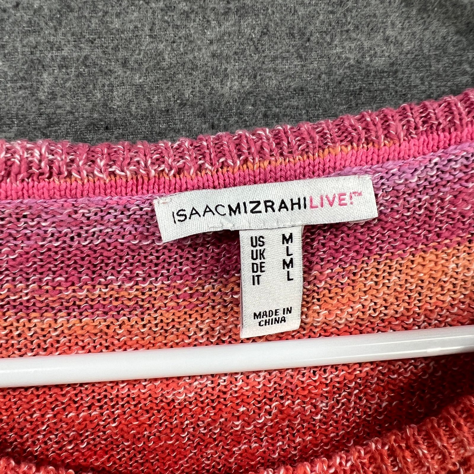 Other Isaac Mizrahi Live! Space Due Boat Neck Sweater Pink Medium Size M / US 6-8 / IT 42-44 - 6 Thumbnail