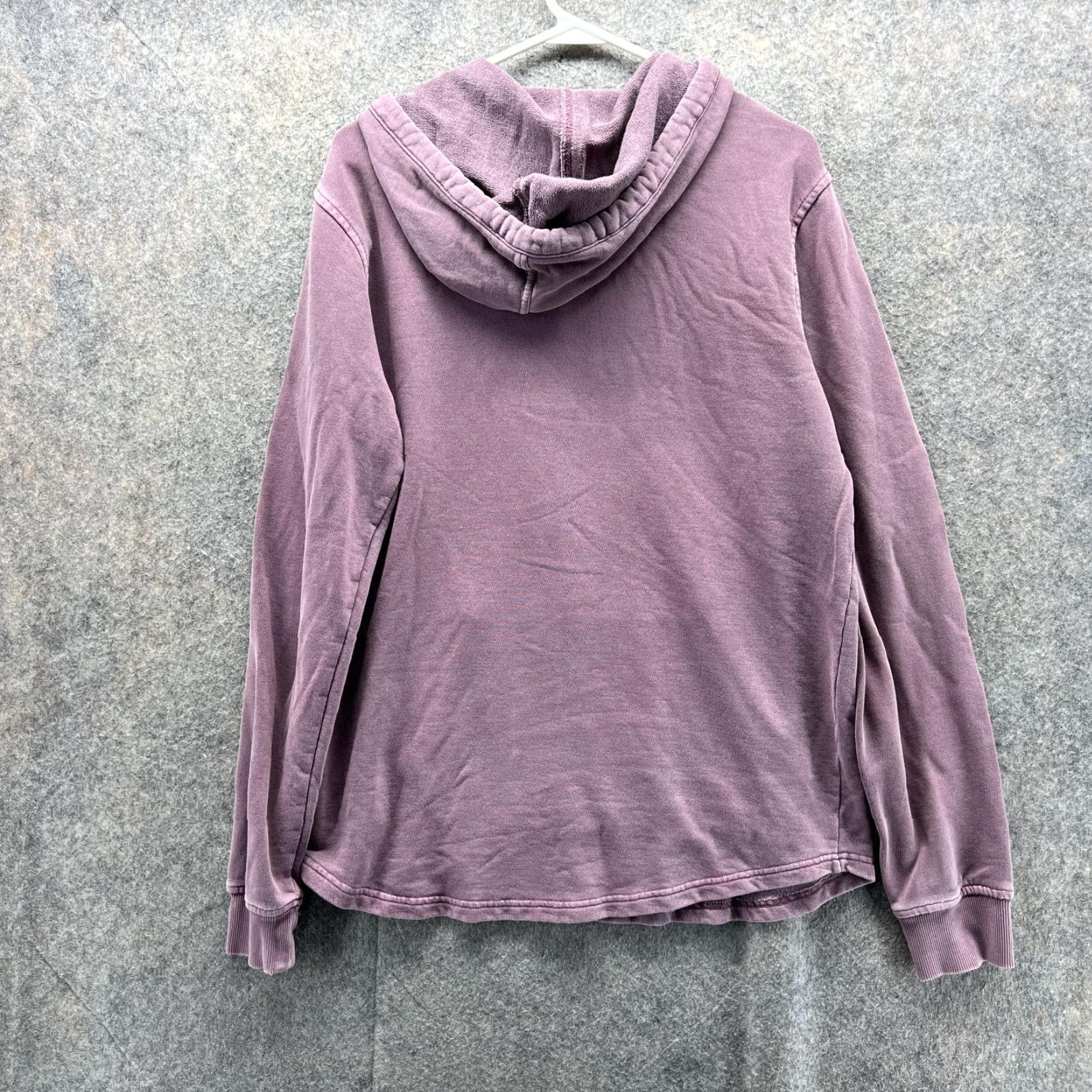 Lucky Brand Lucky Brand Sweater Hoodie Mens Medium Purple Pullover Casual 1990s Pattern: Solid Vintage: No Size US M / EU 48-50 / 2 - 3 Thumbnail
