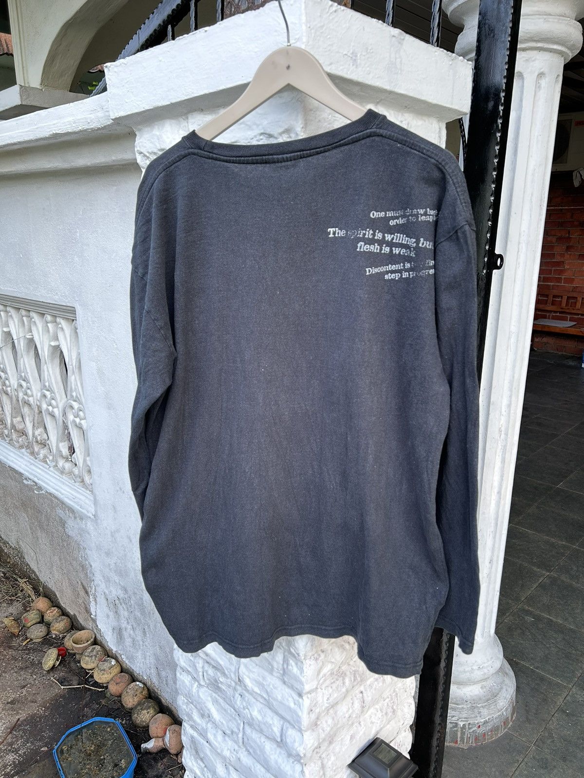Beauty Beast × Japanese Brand 💥 RARE CROSS DEFECTIVE STRUTC LONGSLEEVE SHIRT Size US XL / EU 56 / 4 - 4 Thumbnail