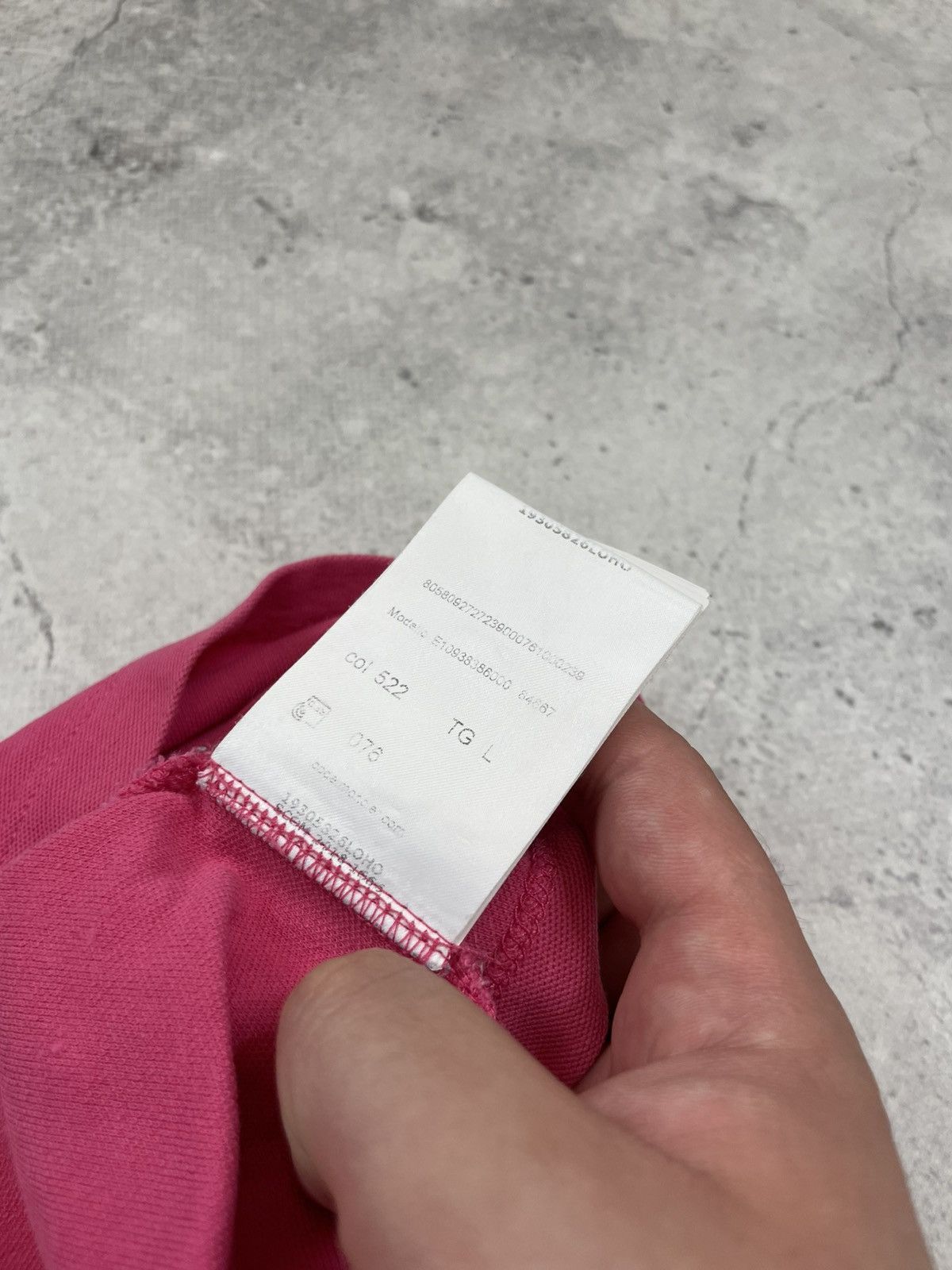 Moncler Moncler Women's Pink Maglia Polo Manica Corta T-shirt Size L Size L / US 10 / IT 46 - 12 Thumbnail