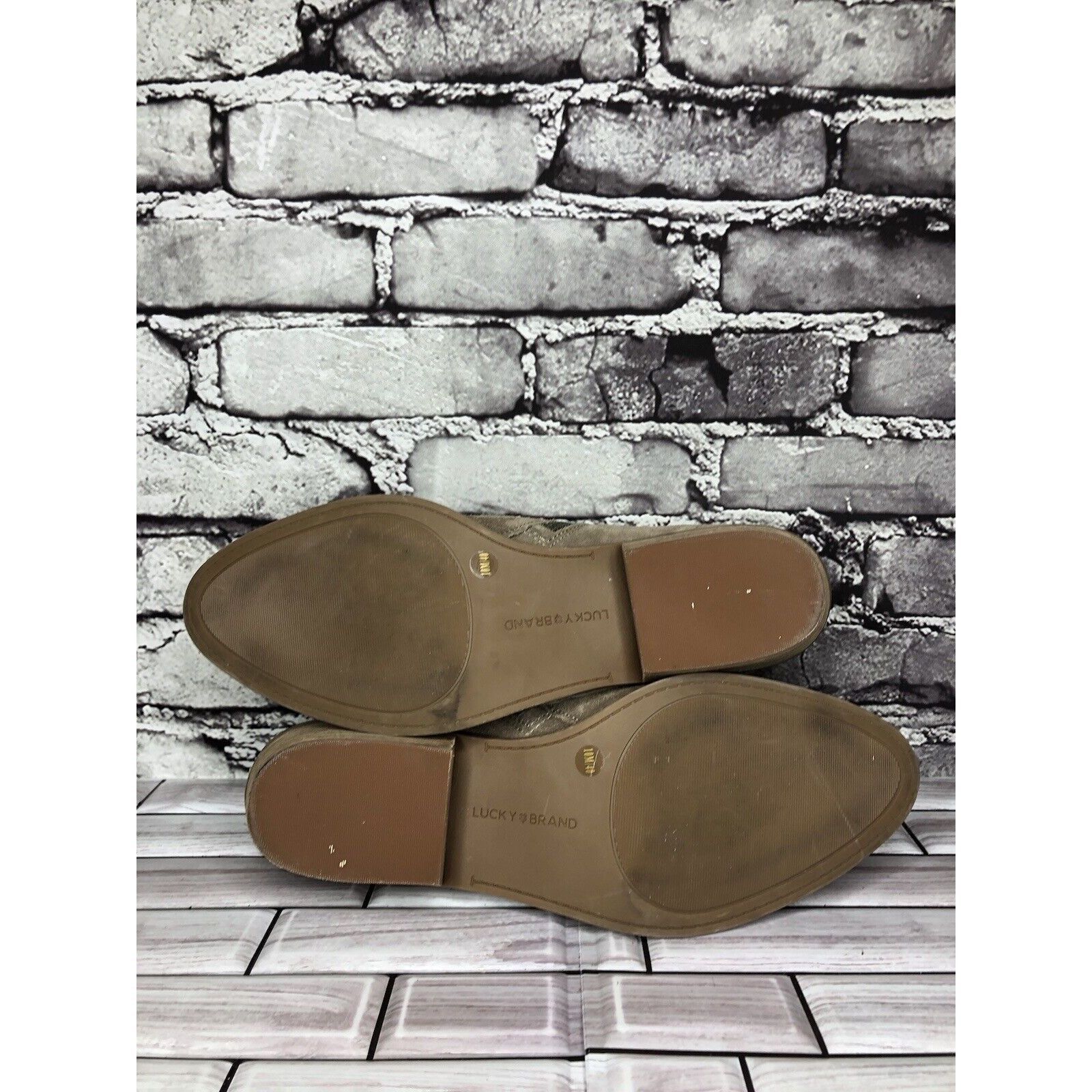 Lucky Brand Lucky Brand Fineses Taupe Suede Leather Double Zipper Heels Size US 10 / IT 40 - 8 Thumbnail