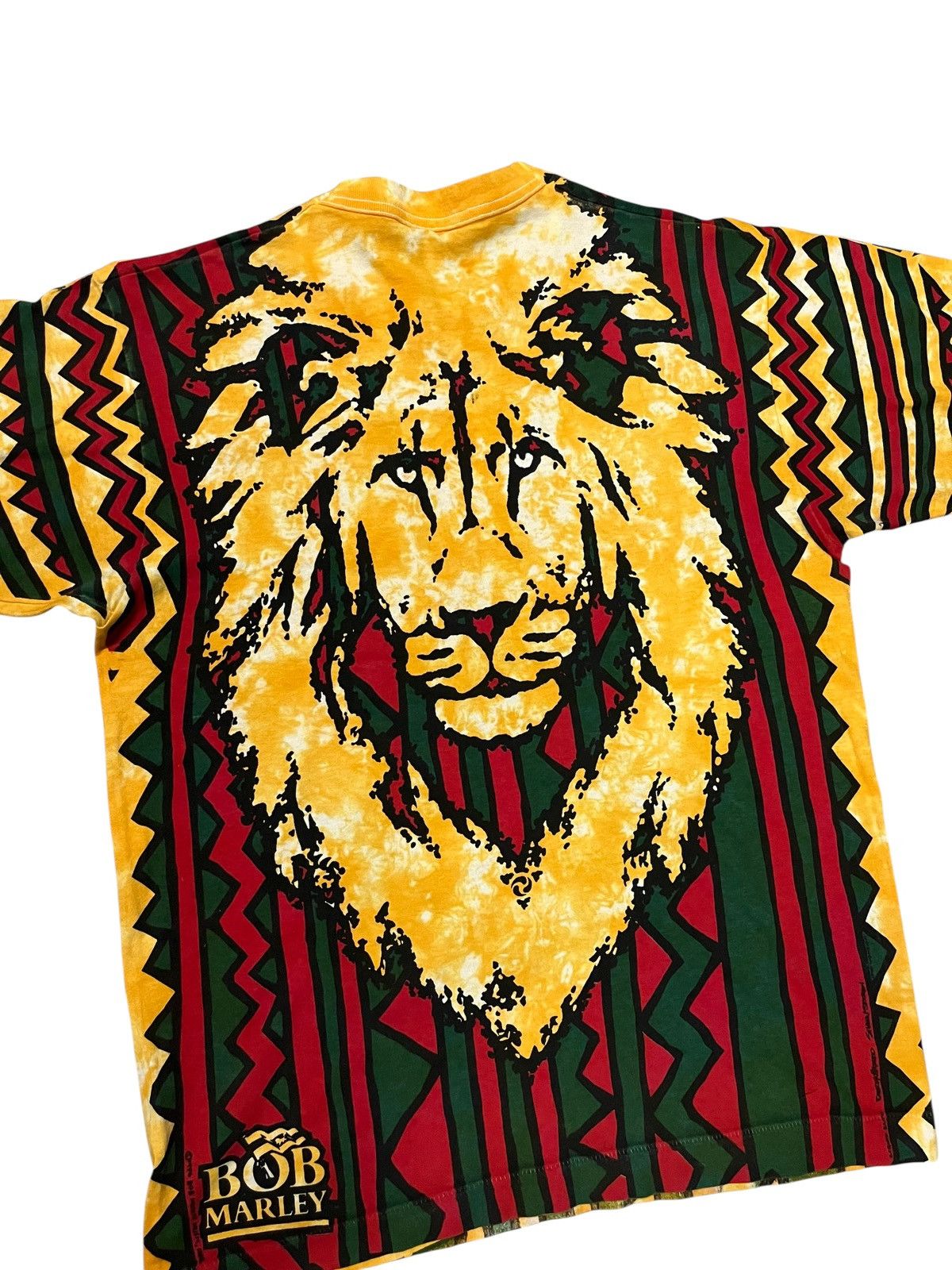 Band Tees Vintage Bob Marley Liquid blue 90s Size US L / EU 52-54 / 3 - 6 Thumbnail
