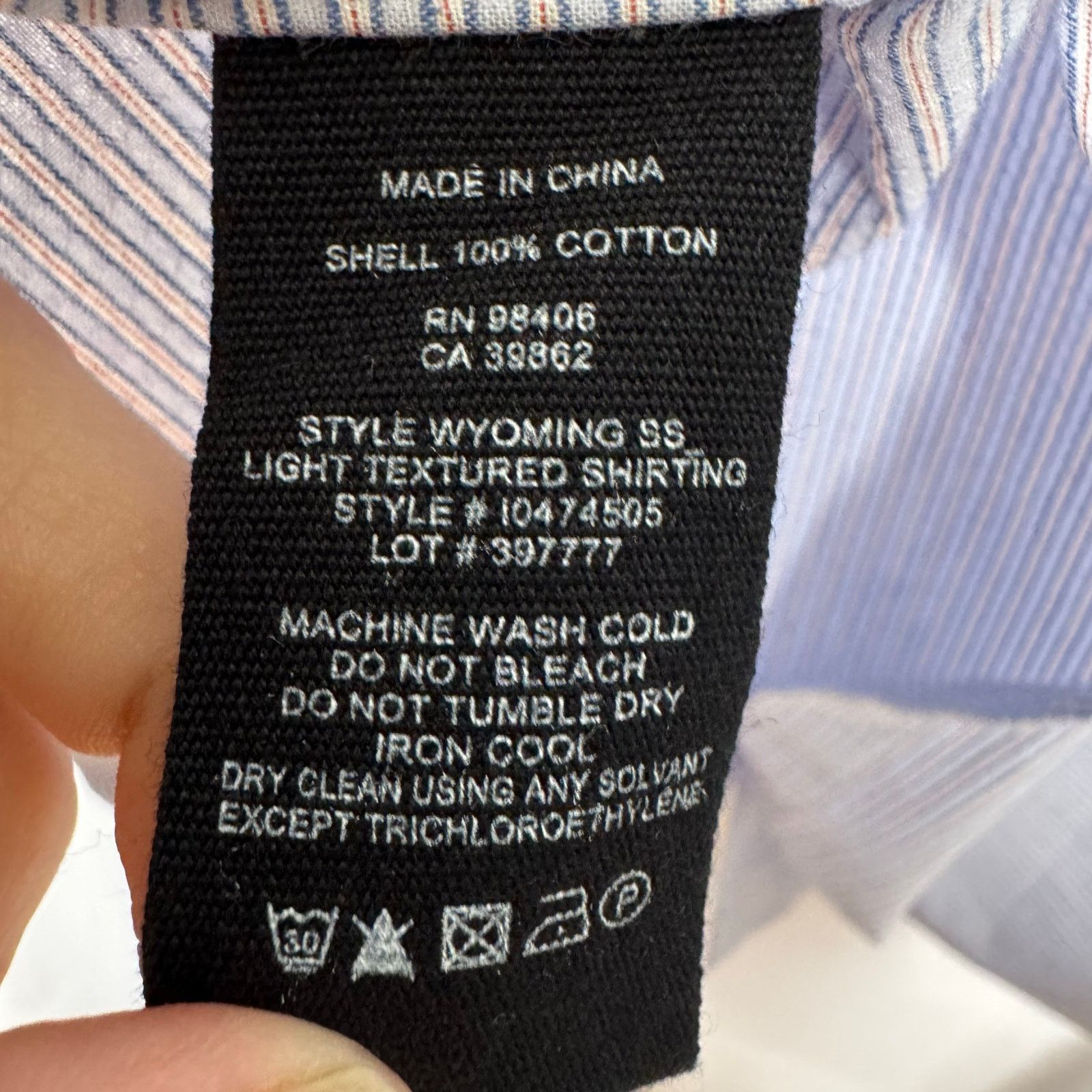 Theory Theory Wyoming SS Breeze Multi Textured Cotton Shirt L NWT Size US L / EU 52-54 / 3 - 5 Thumbnail