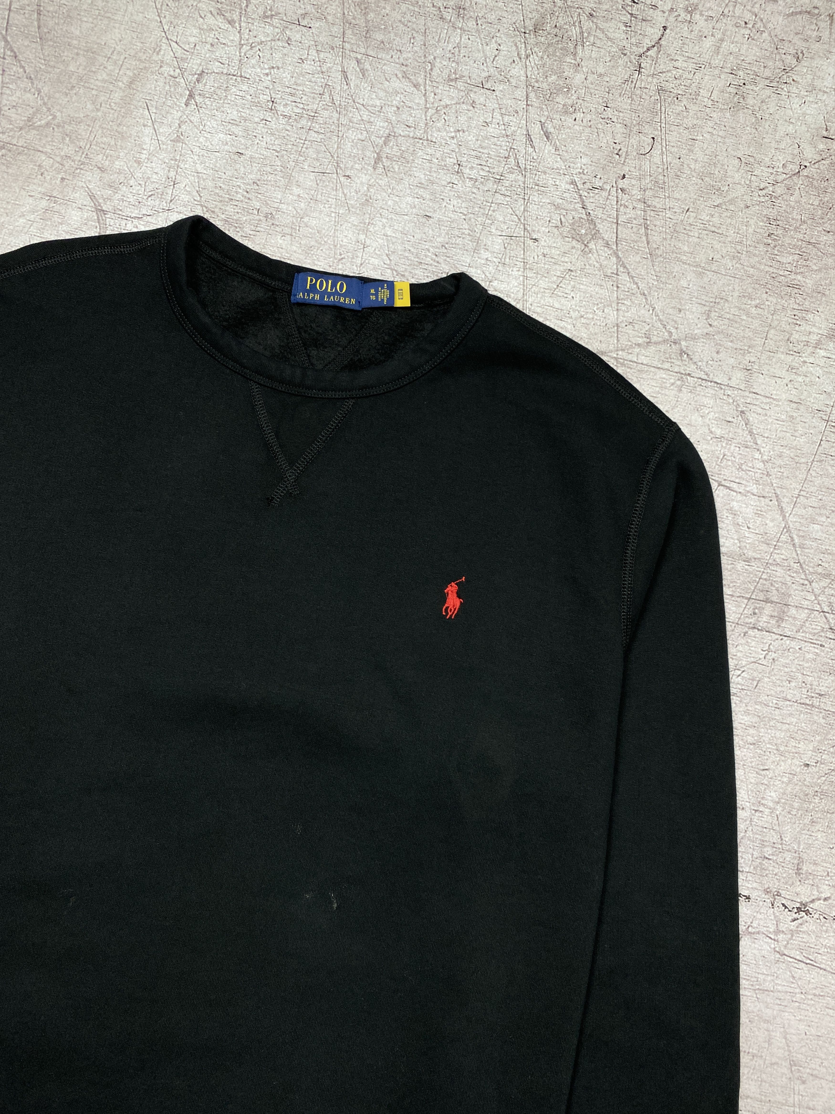 Polo Ralph Lauren × Ralph Lauren × Vintage Polo Ralph Lauren Vintage Mens Crew Neck Sweatshirt Size US XL / EU 56 / 4 - 2 Thumbnail