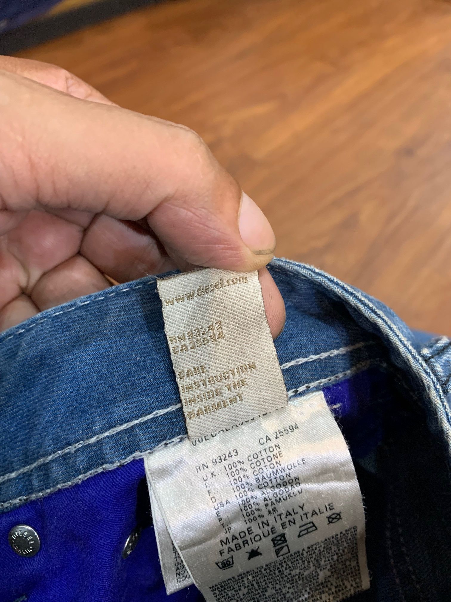 Diesel Diesel Zathan denim Size US 35 - 13 Thumbnail