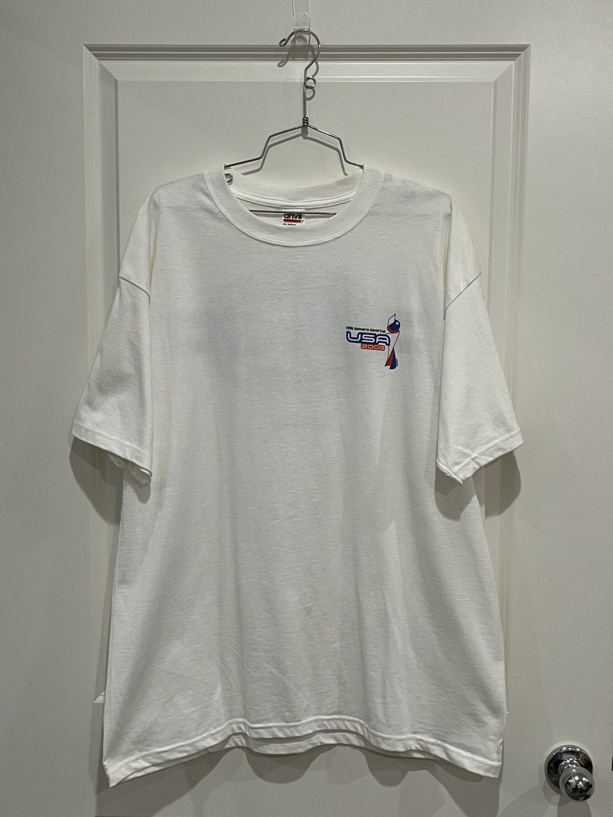 Gildan × Vintage Vintage 2003 Fifa Women’s World Cup T Shirt Size US XL / EU 56 / 4 - 2 Thumbnail