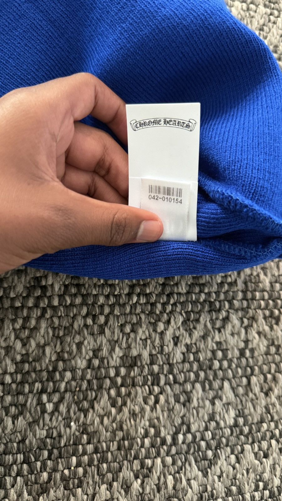 Chrome Hearts Chrome Hearts CH Blue Beanie Size ONE SIZE - 6 Thumbnail
