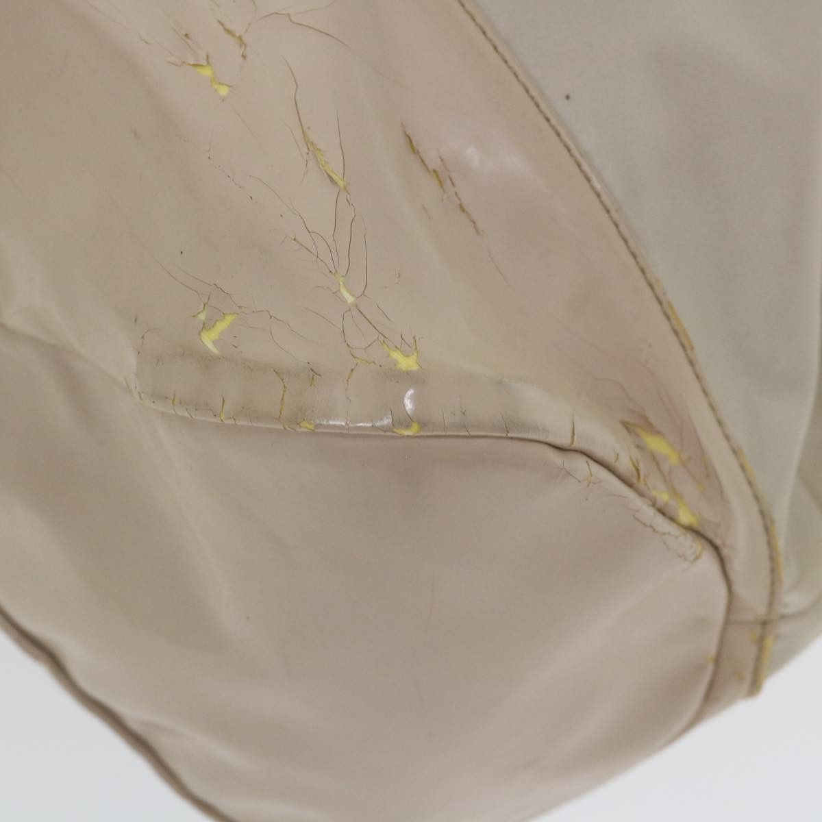 Salvatore Ferragamo Salvatore Ferragamo Shoulder Bag Nylon Patent Leather Beige Size ONE SIZE - 16 Thumbnail