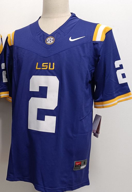 Other Men's LSU Tigers #2 Justin Jefferson Purple Jersey Size US S / EU 44-46 / 1 - 3 Thumbnail