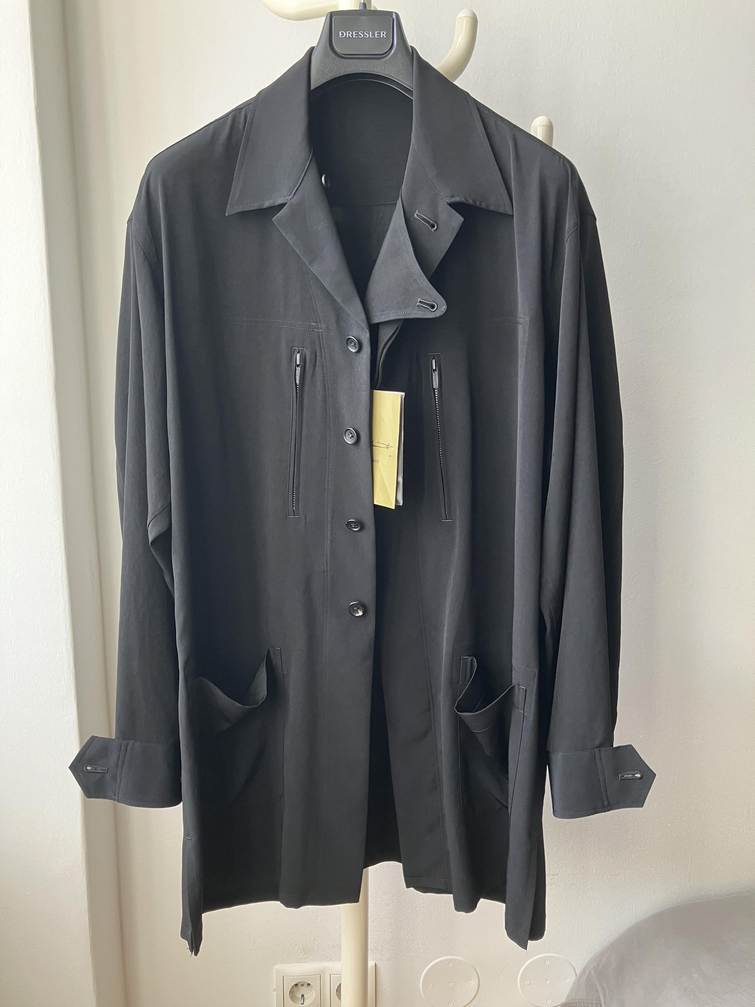Yohji Yamamoto Yohji Yamamoto Pour Homme Tuxedo Shirt Jacket Size US M / EU 48-50 / 2 - 3 Thumbnail