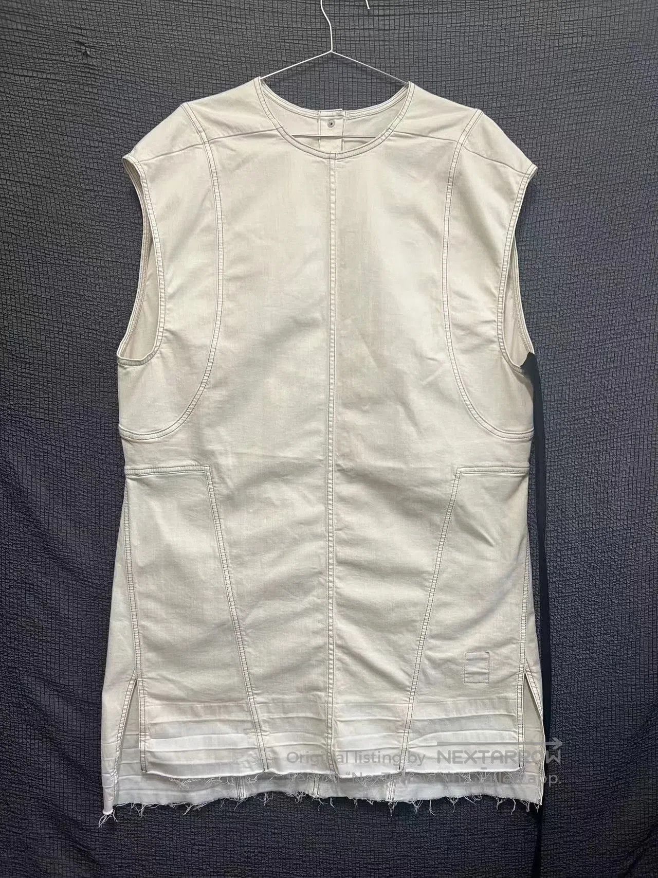 Rick Owens rick owens new texture frayed vest. Size US XL / EU 56 / 4 - 3 Thumbnail
