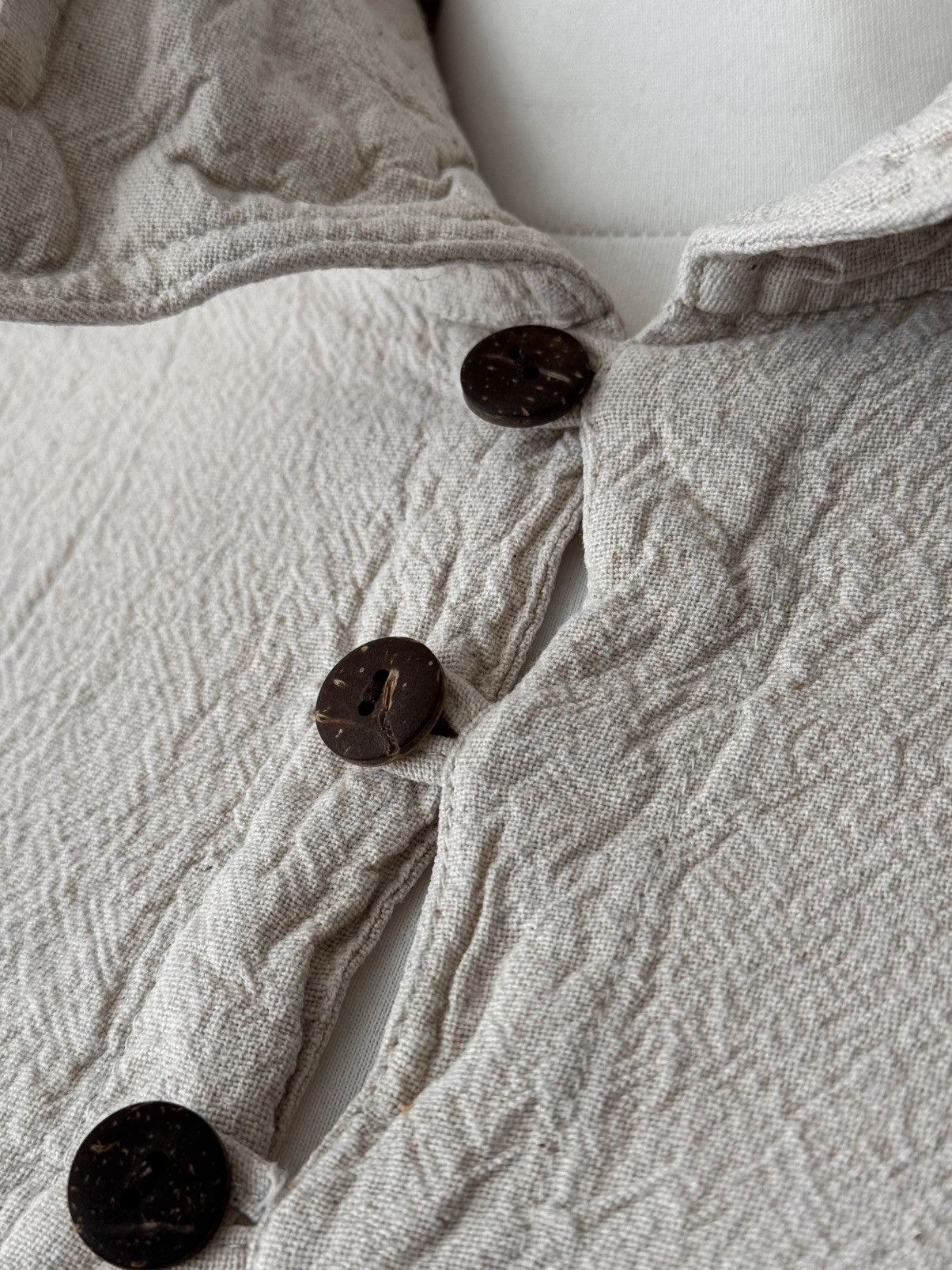 Japanese Brand × Vintage ≈1970s Vintage European Style Women’s Muslin Shirt Size M / US 6-8 / IT 42-44 - 4 Thumbnail