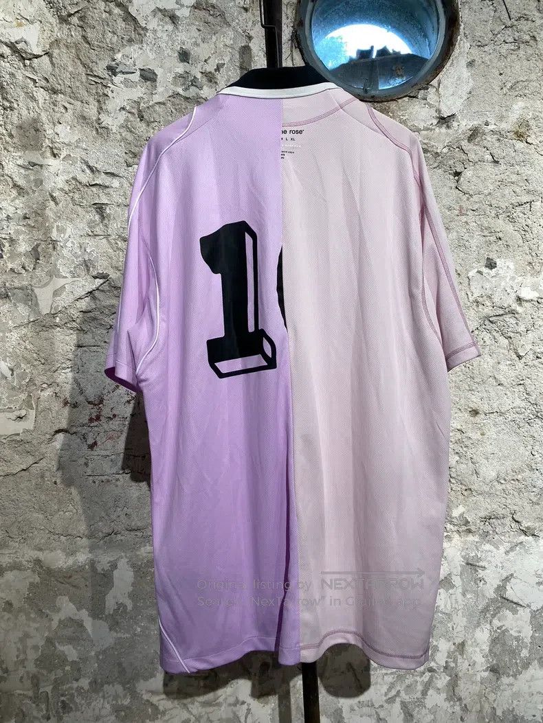 Martine Rose Martine Rose Pink and purple double jersey short-sleeved T Size US XS / EU 42 / 0 - 2 Thumbnail