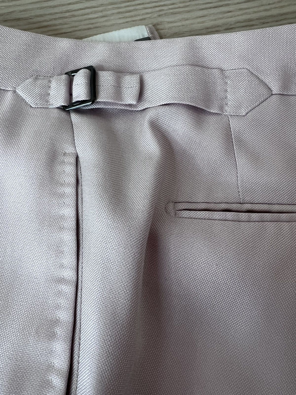 Tom Ford 3K silk/rayon single-pleat trousers, IT52, worn x 4 Size US 36 / EU 52 - 11 Thumbnail