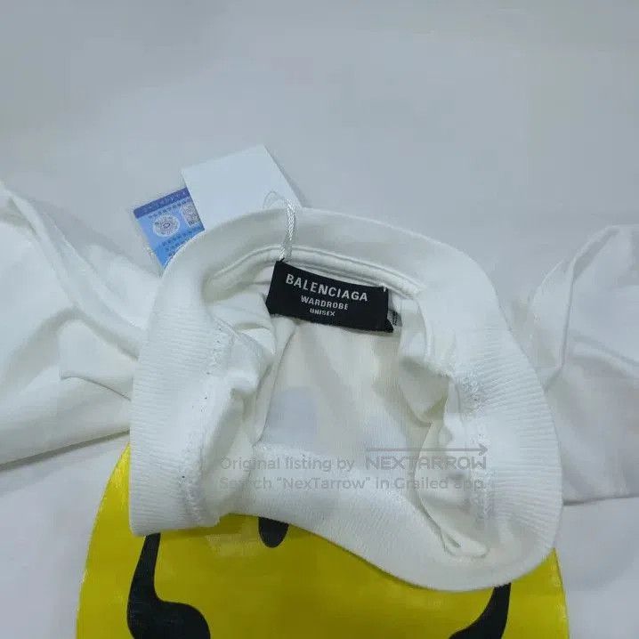 Balenciaga Balenciaga Melted Smiley Face Graphic T. Size US S / EU 44-46 / 1 - 1 Thumbnail