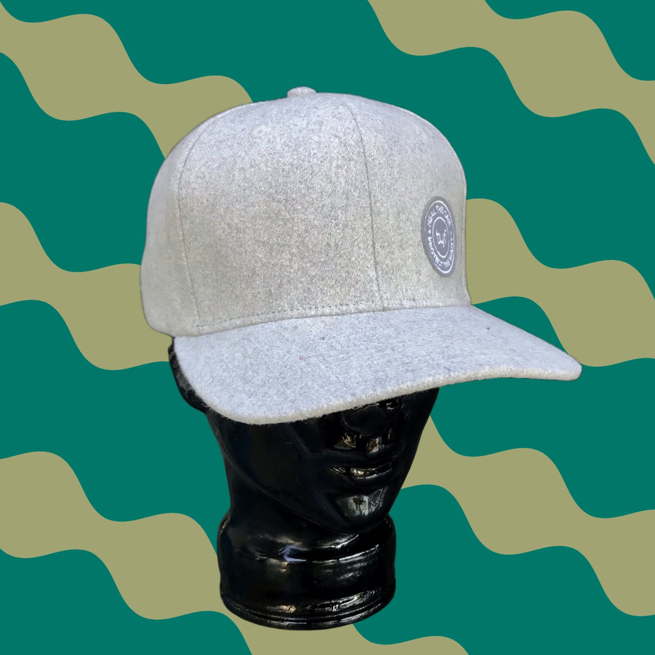 Vintage TYF Heal The One - Protect The Many Wool Blend Patch Gray Strapback Cap Hat OS Men 5 Panel Adjustable Buckle Wool Blend TYF Logo Patch Gray Cap Size ONE SIZE - 1 Thumbnail