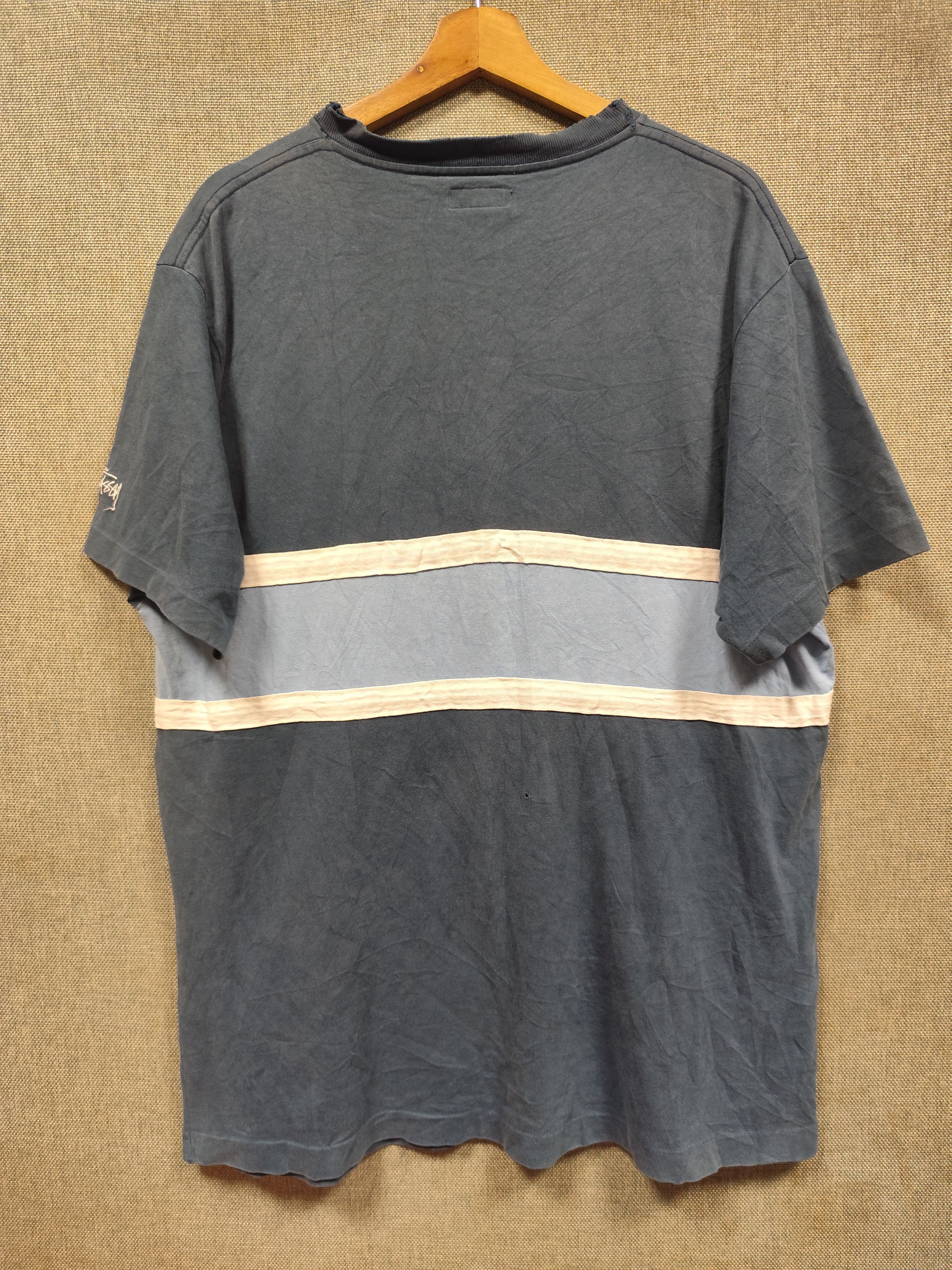 Stussy × Vintage Vintage 90s t shirt stussy small logo made in usa Size US L / EU 52-54 / 3 - 2 Thumbnail