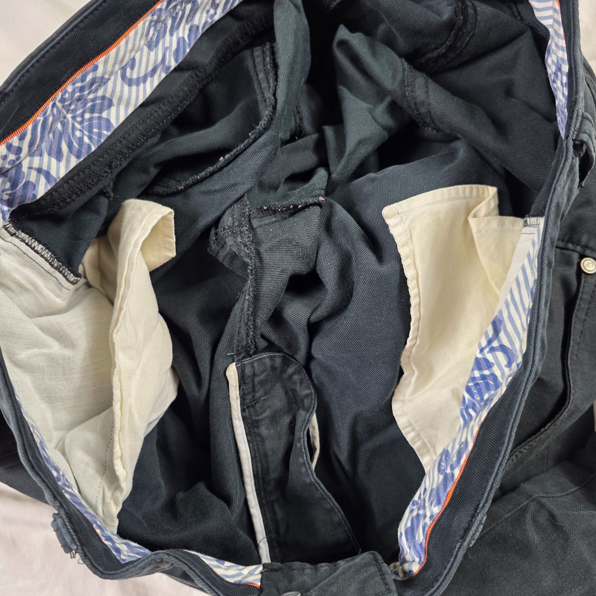 Tommy Bahama Tommy Bahama Mens Size 35x30 Black Casual Pants Tencel Cotto Size US 35 - 5 Thumbnail